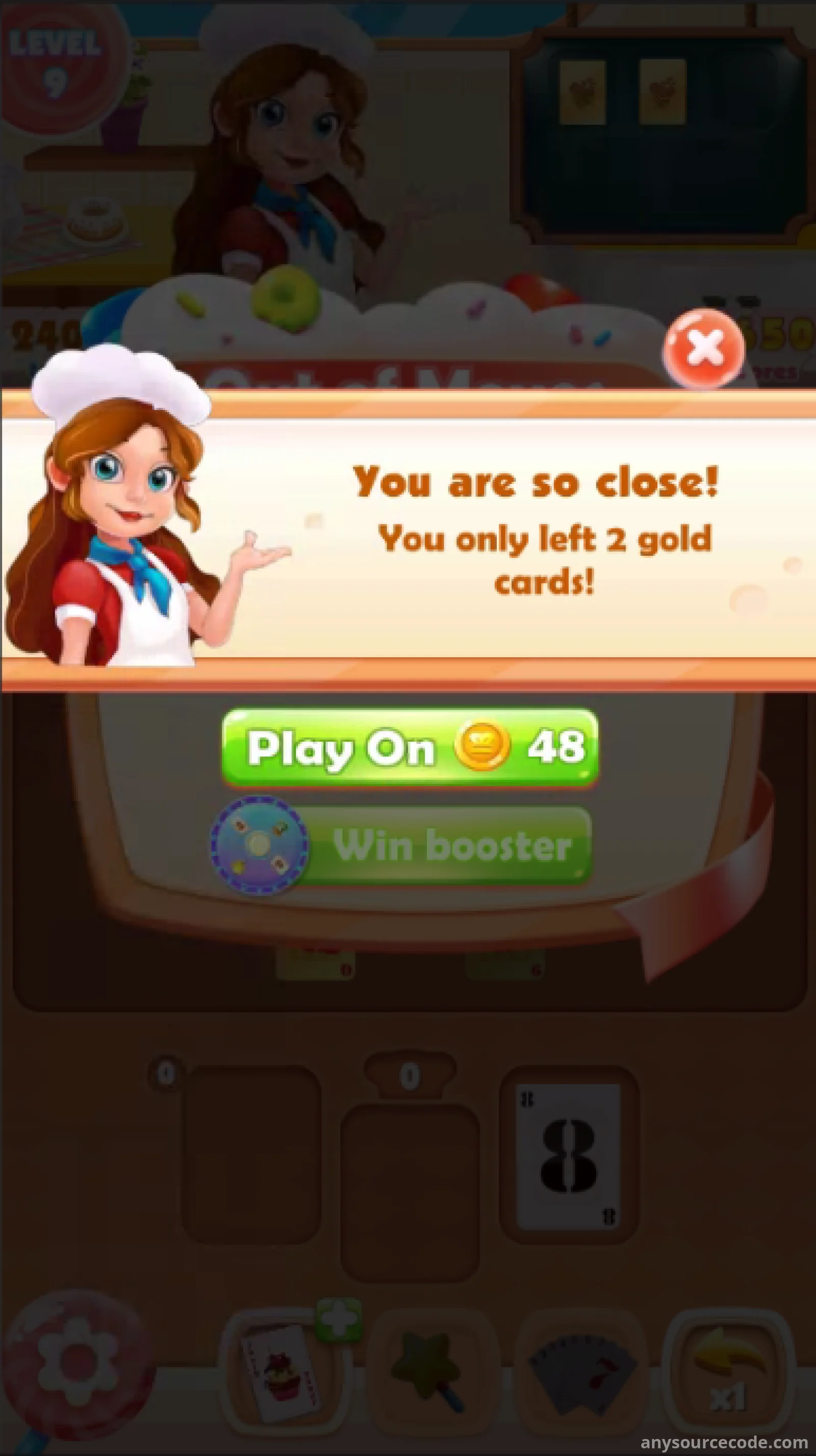 纸牌 TirPeaks：甜品烹饪