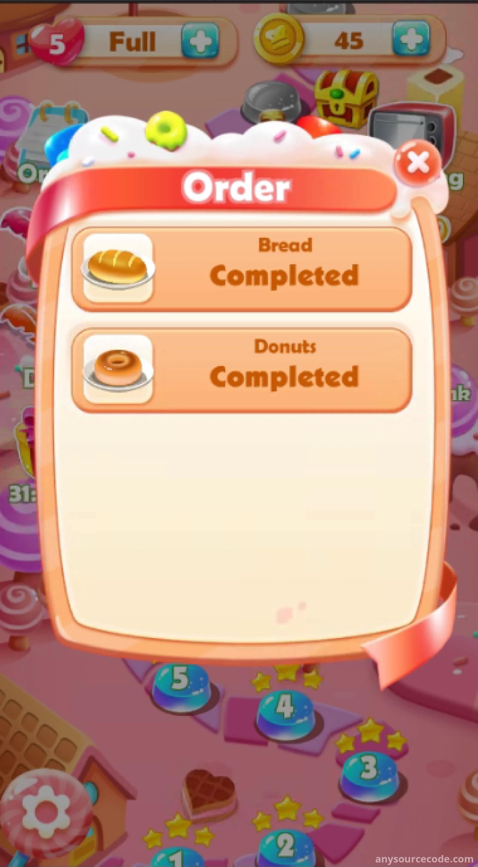 纸牌 TirPeaks：甜品烹饪