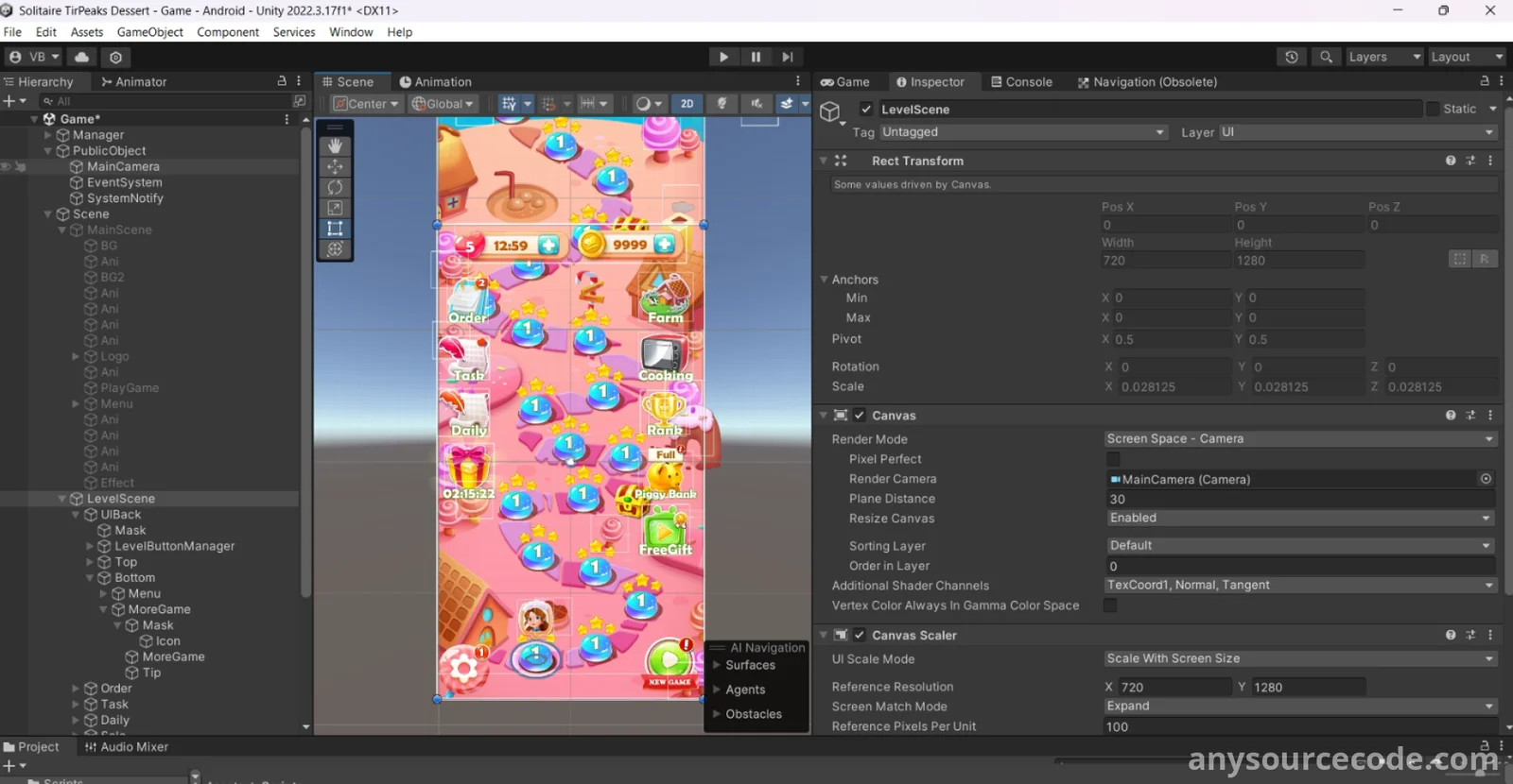 纸牌 TirPeaks：甜品烹饪