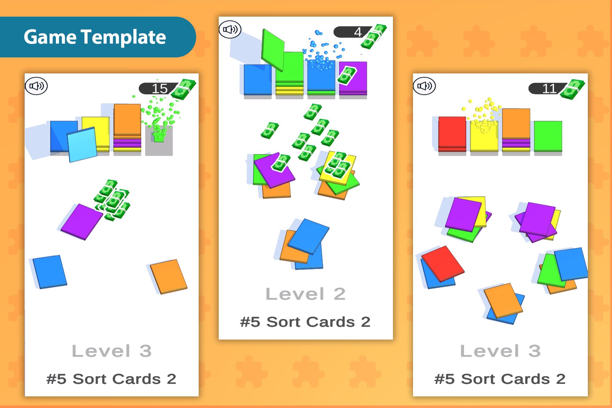 《纸牌排序2：超休闲益智游戏》