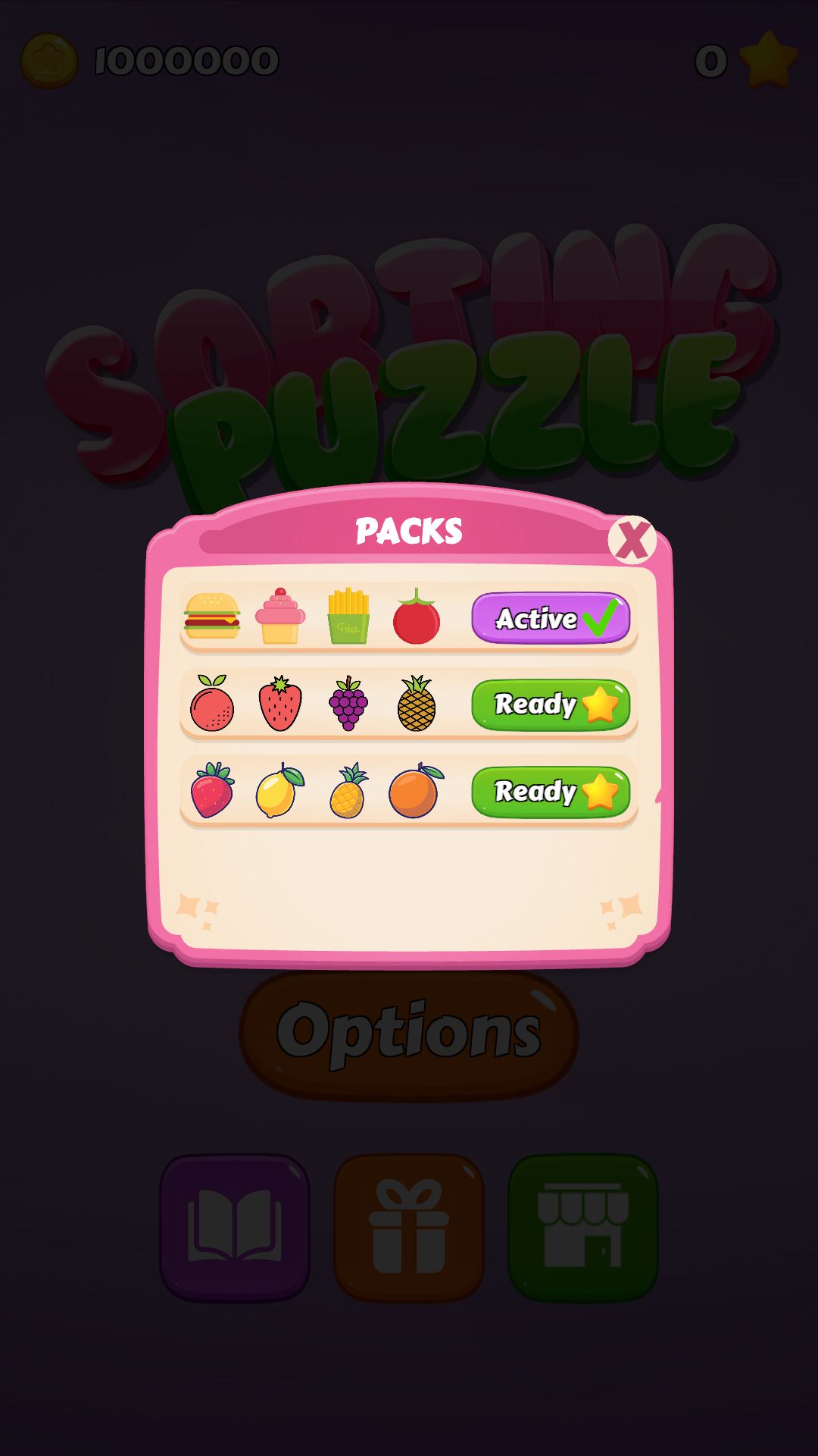 排序解谜通关游戏模板