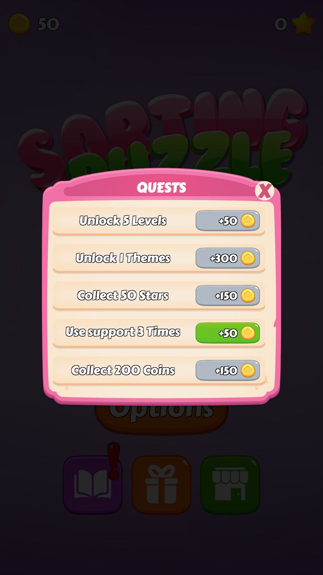 排序解谜通关游戏模板