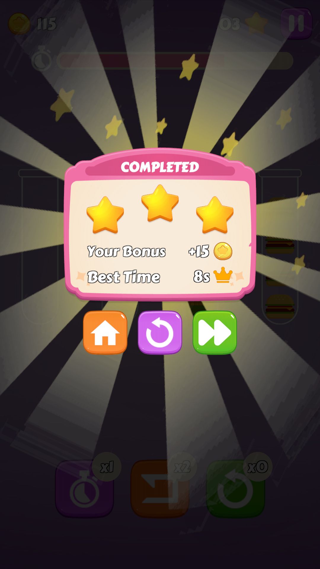 排序解谜通关游戏模板