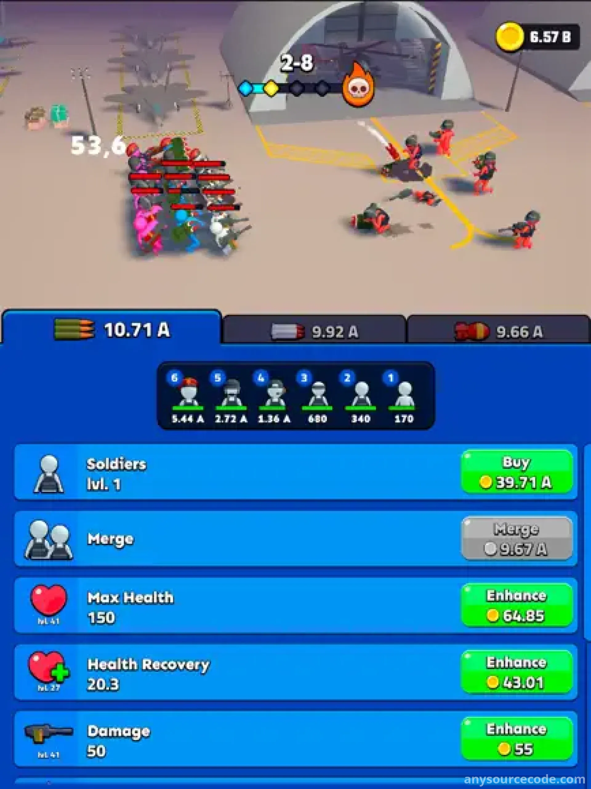 小队合并：放置类角色扮演游戏