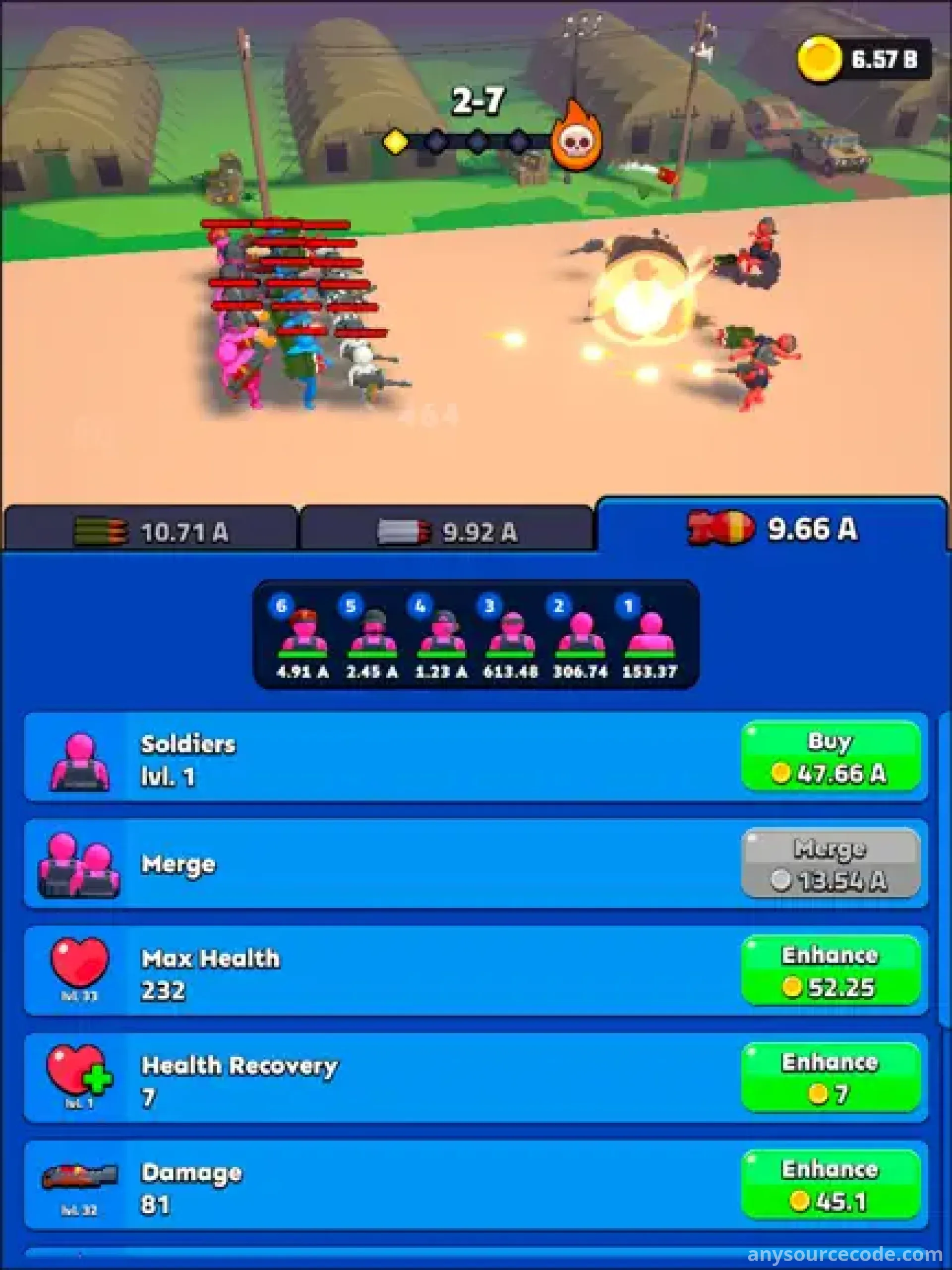 小队合并：放置类角色扮演游戏