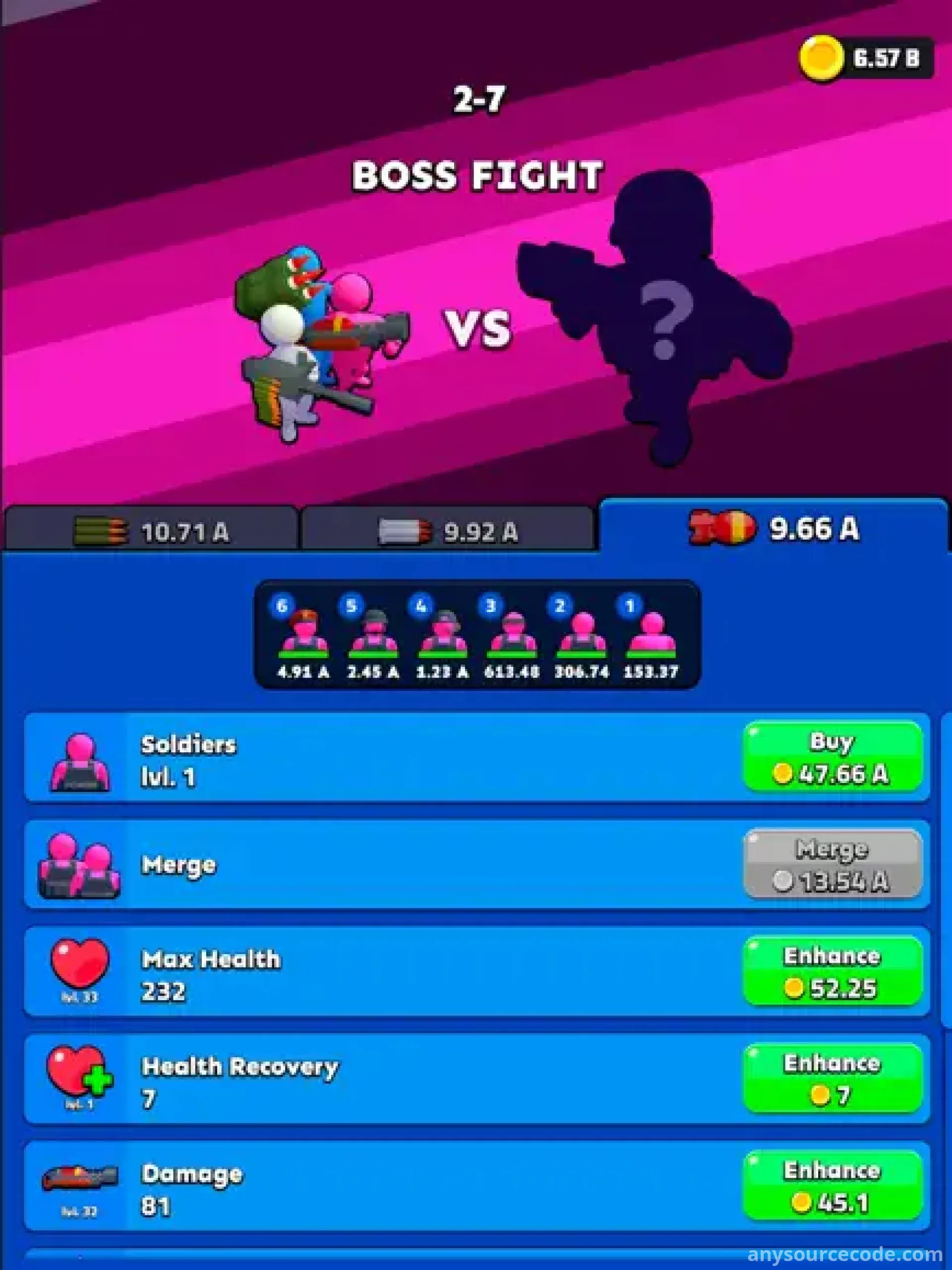 小队合并：放置类角色扮演游戏