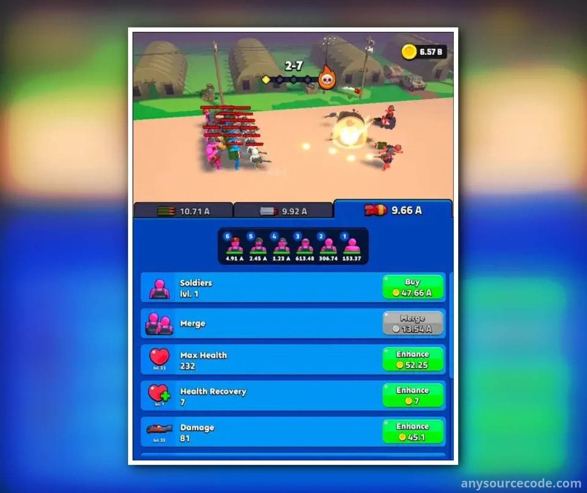 小队合并：放置类角色扮演游戏