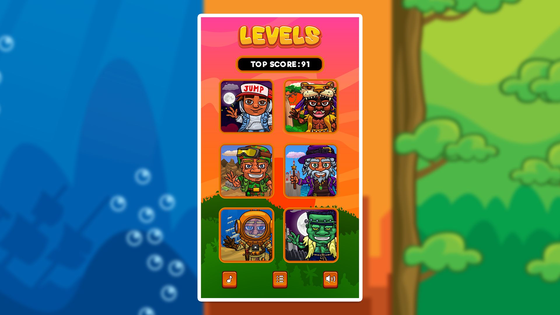 堆叠跳跃完整游戏模板