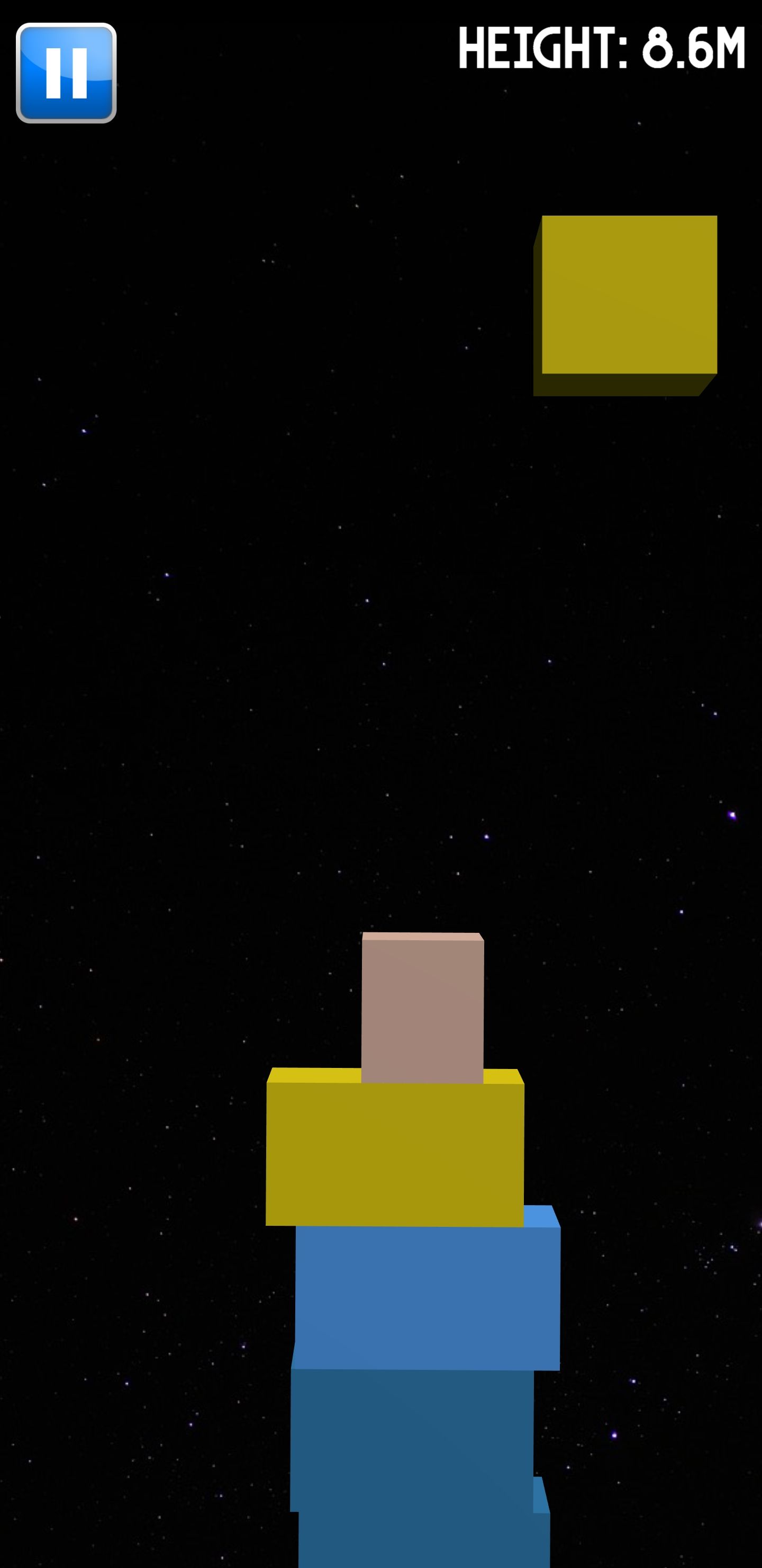 一键叠方块游戏