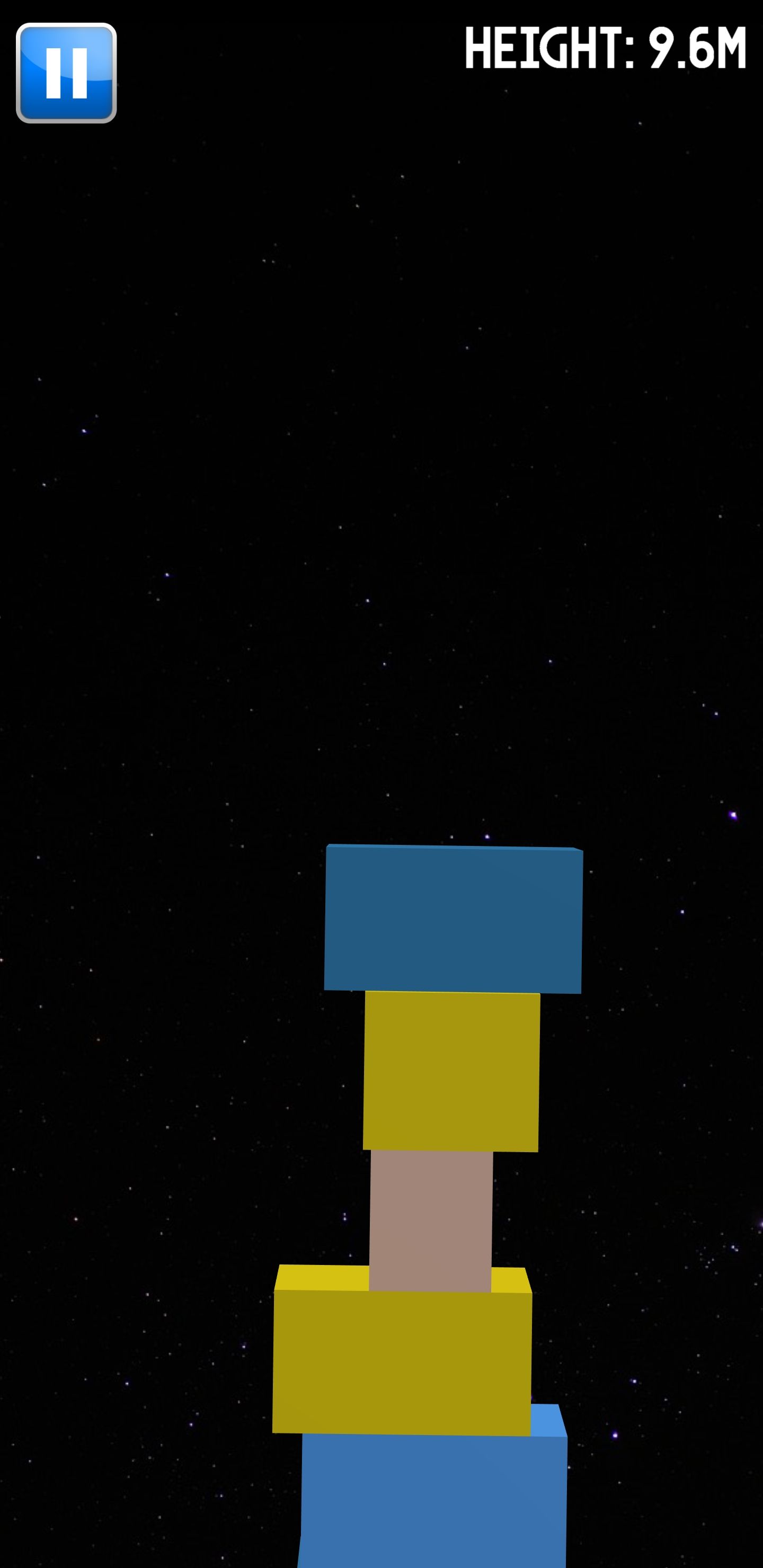 一键叠方块游戏