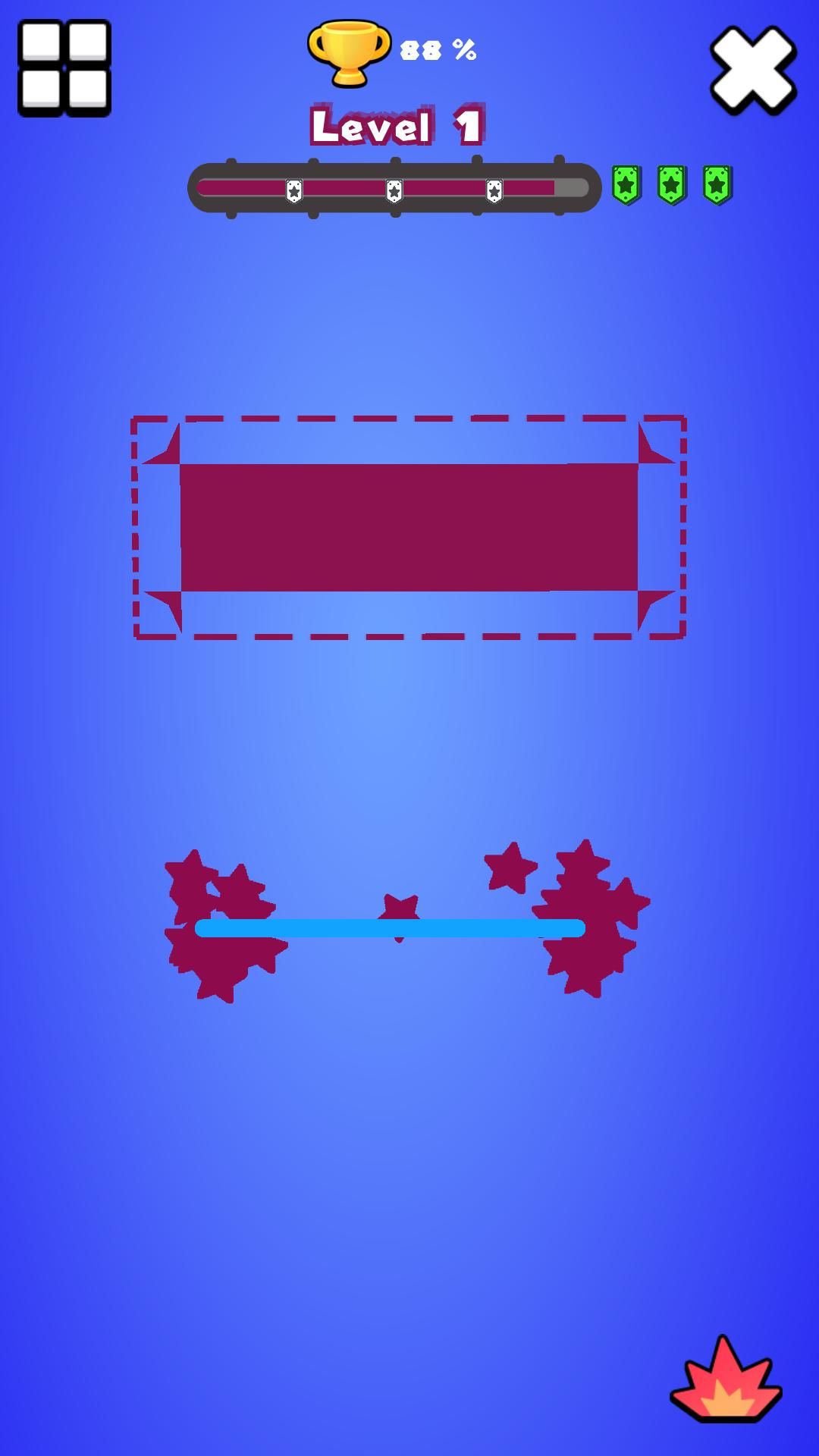 星际线拼图模板