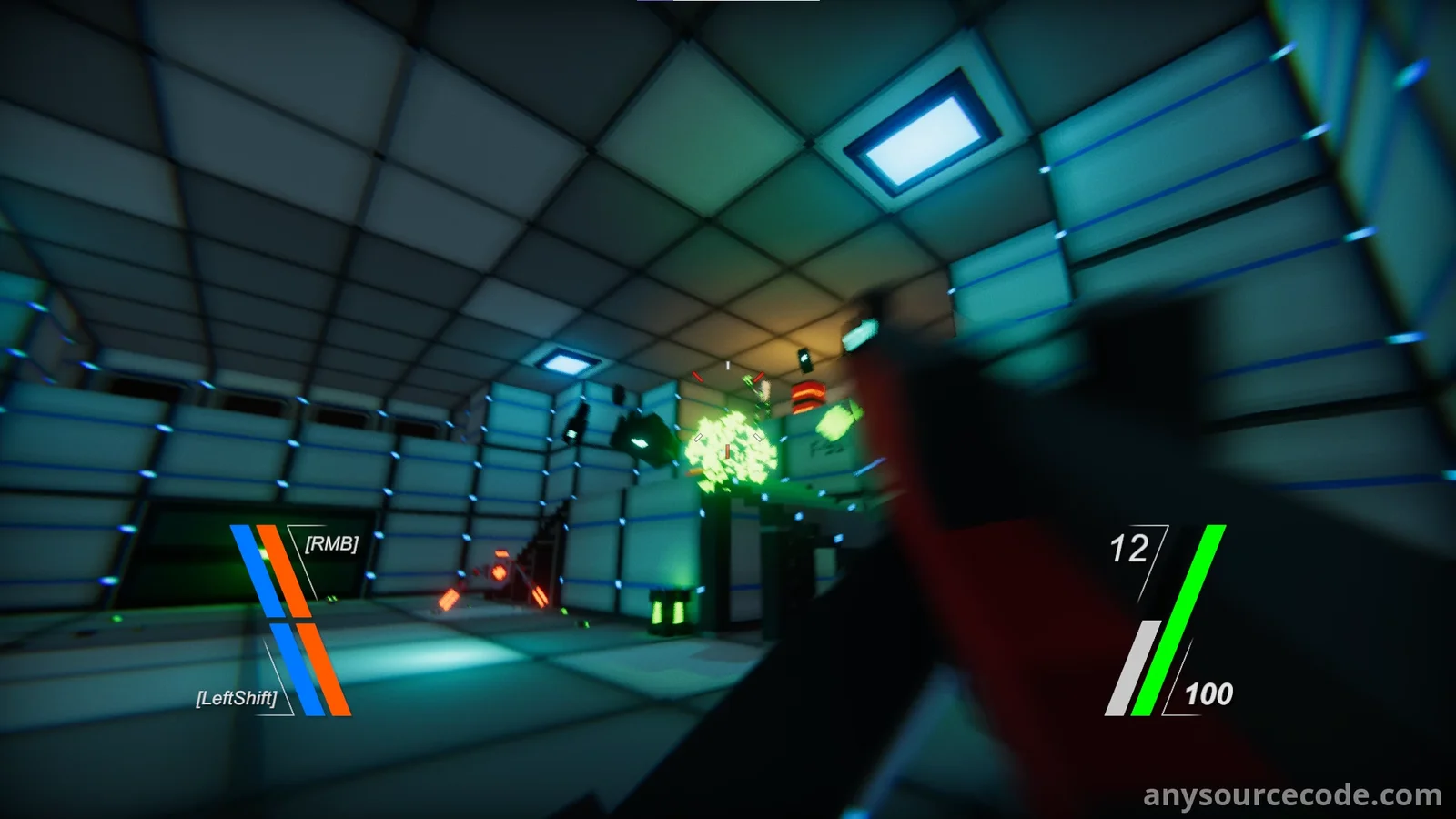 空间站射击第一人称射击动作游戏