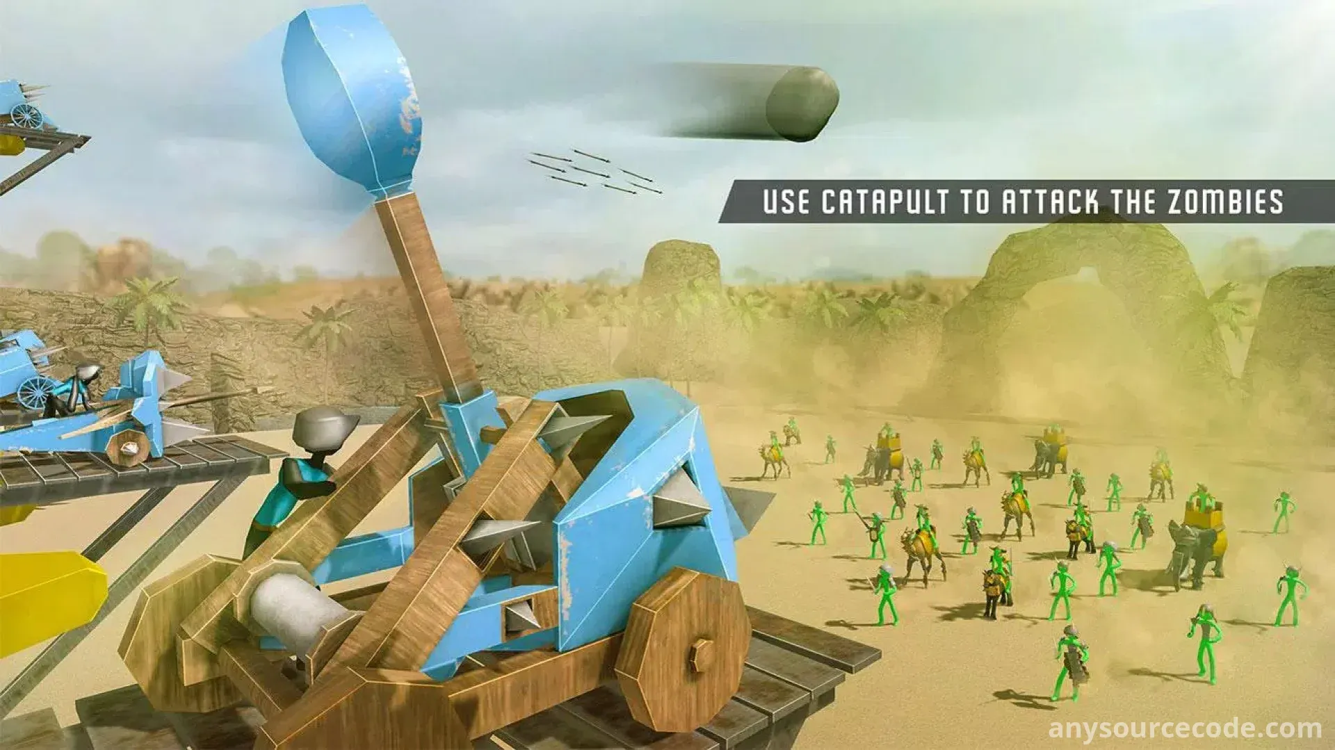 火柴人城堡防御：僵尸战斗模拟器