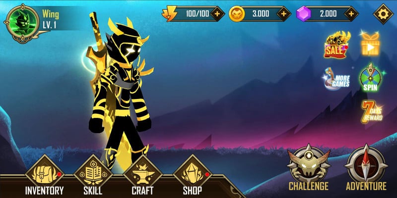 火柴人史诗战斗：暗影战士