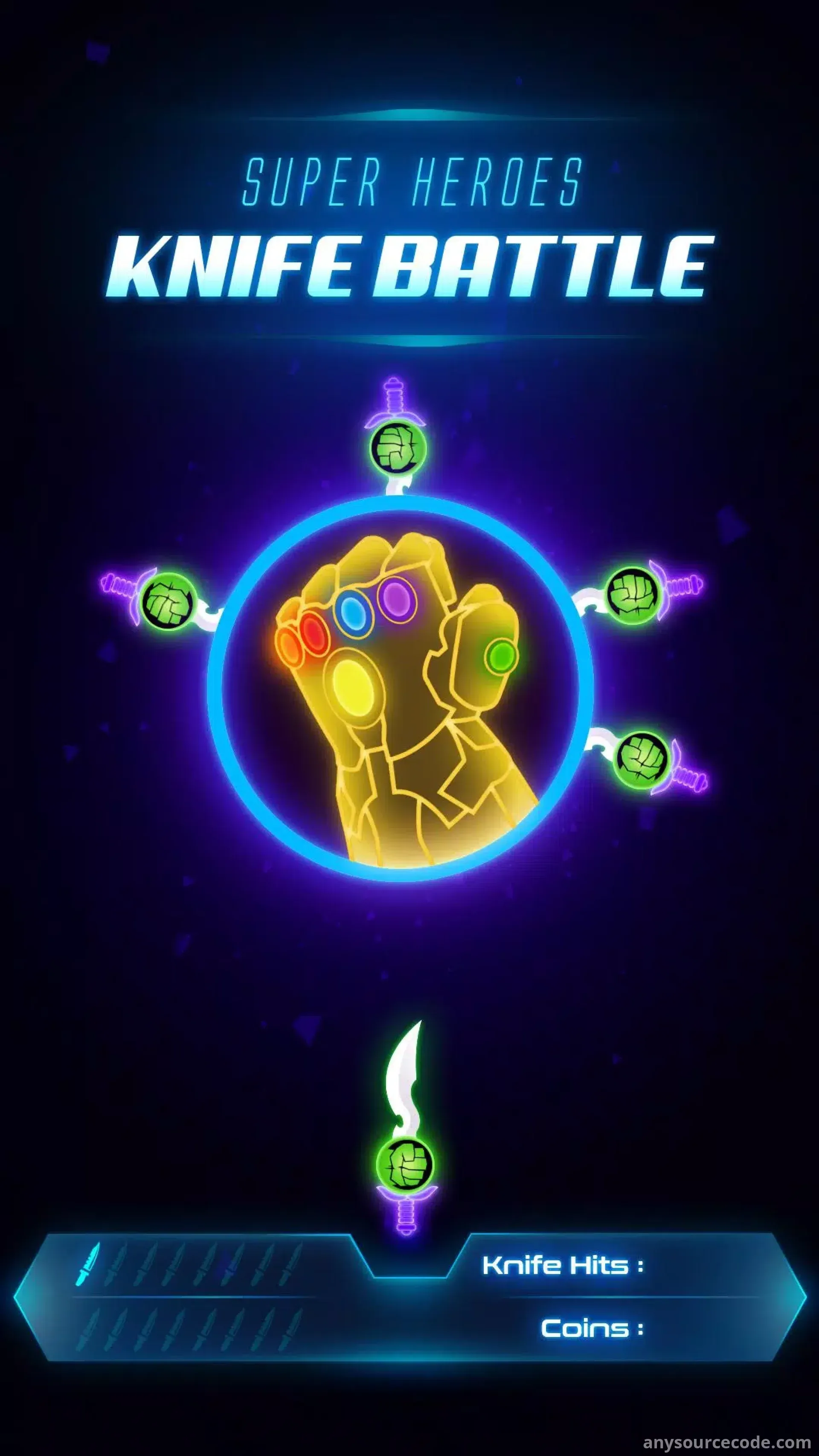 超级英雄飞刀大战