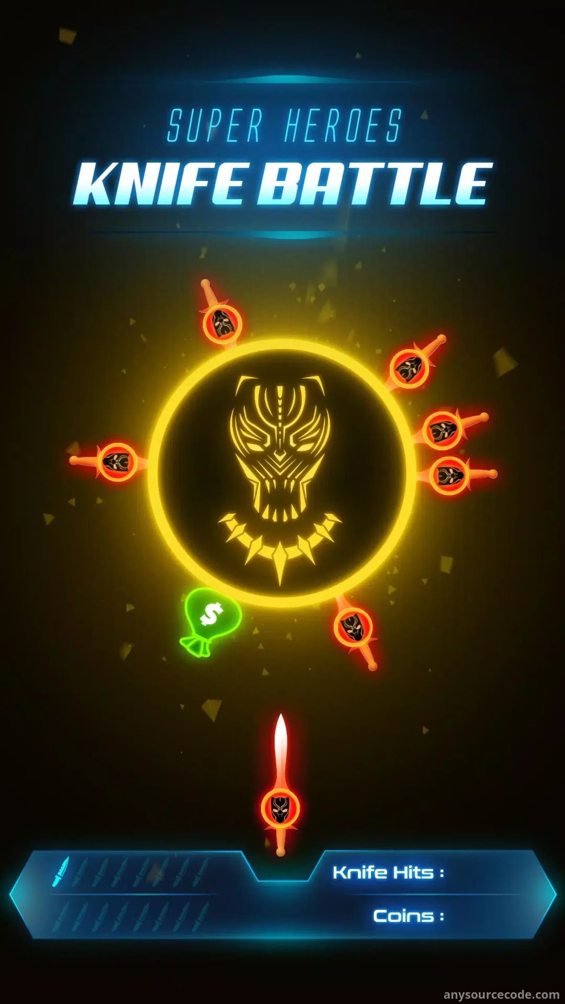 超级英雄飞刀大战