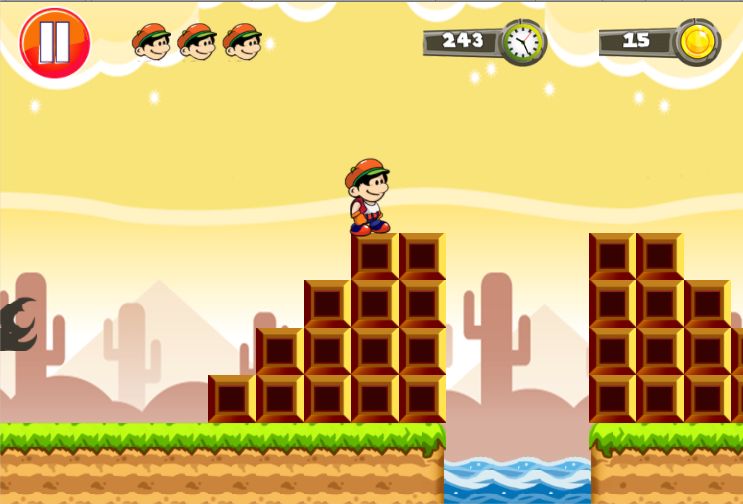 含Admob广告的超级诺布世界平台游戏