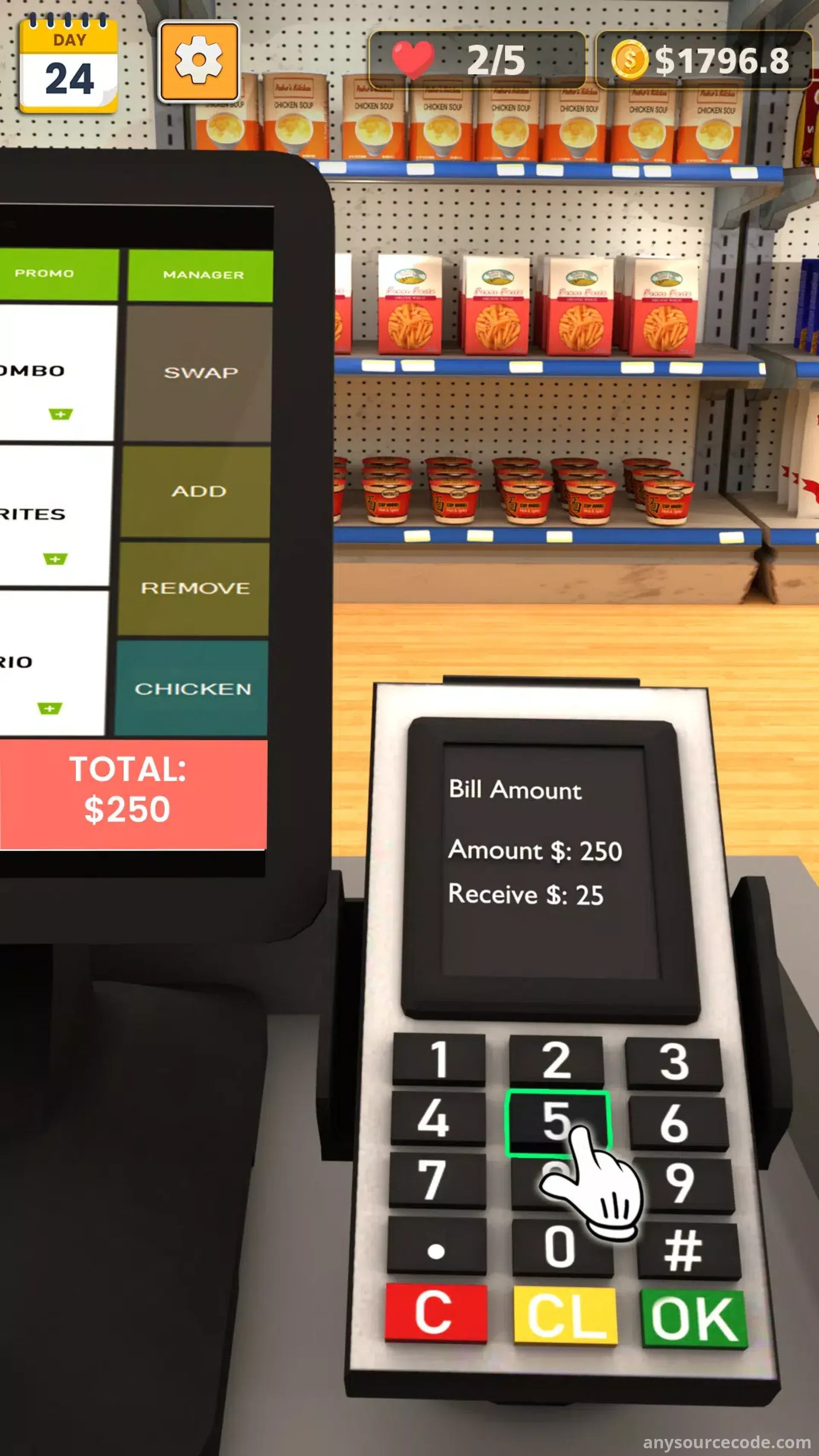 超市杂货购物游戏