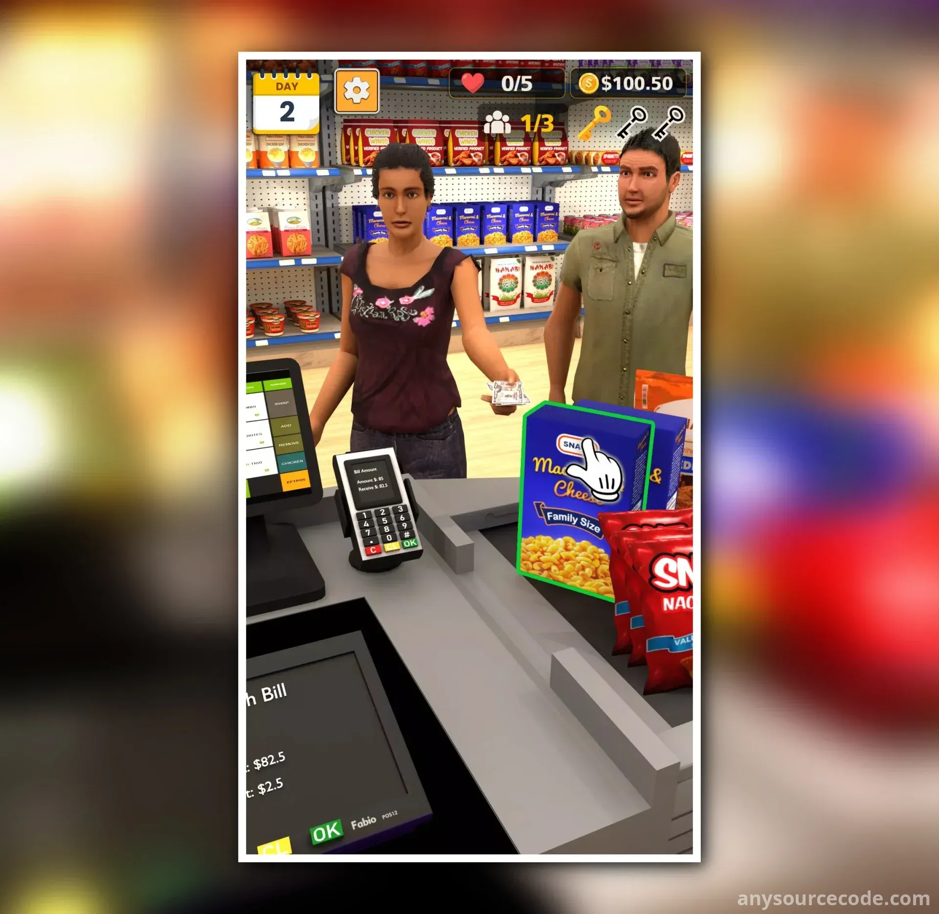 超市杂货购物游戏