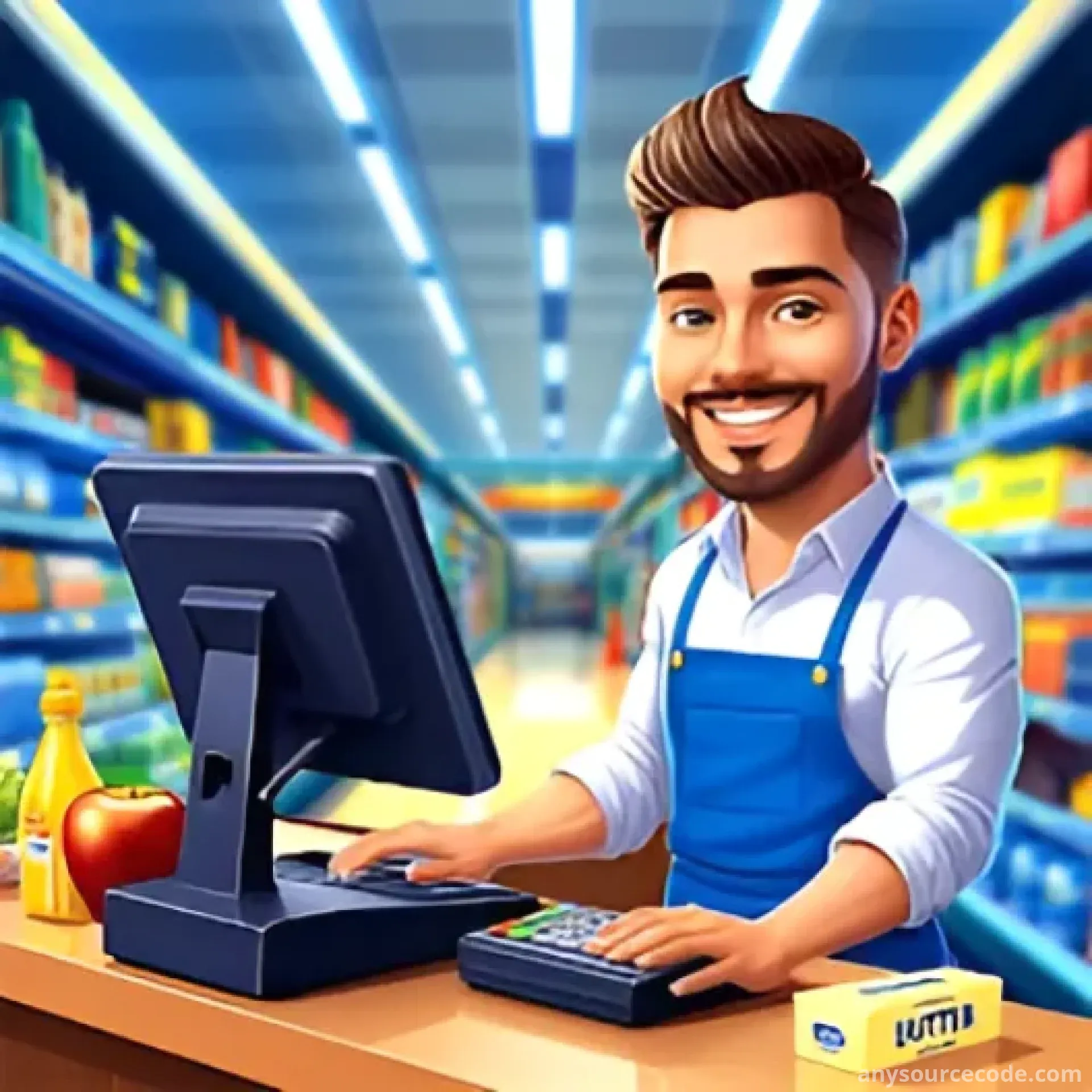 超市杂货购物游戏