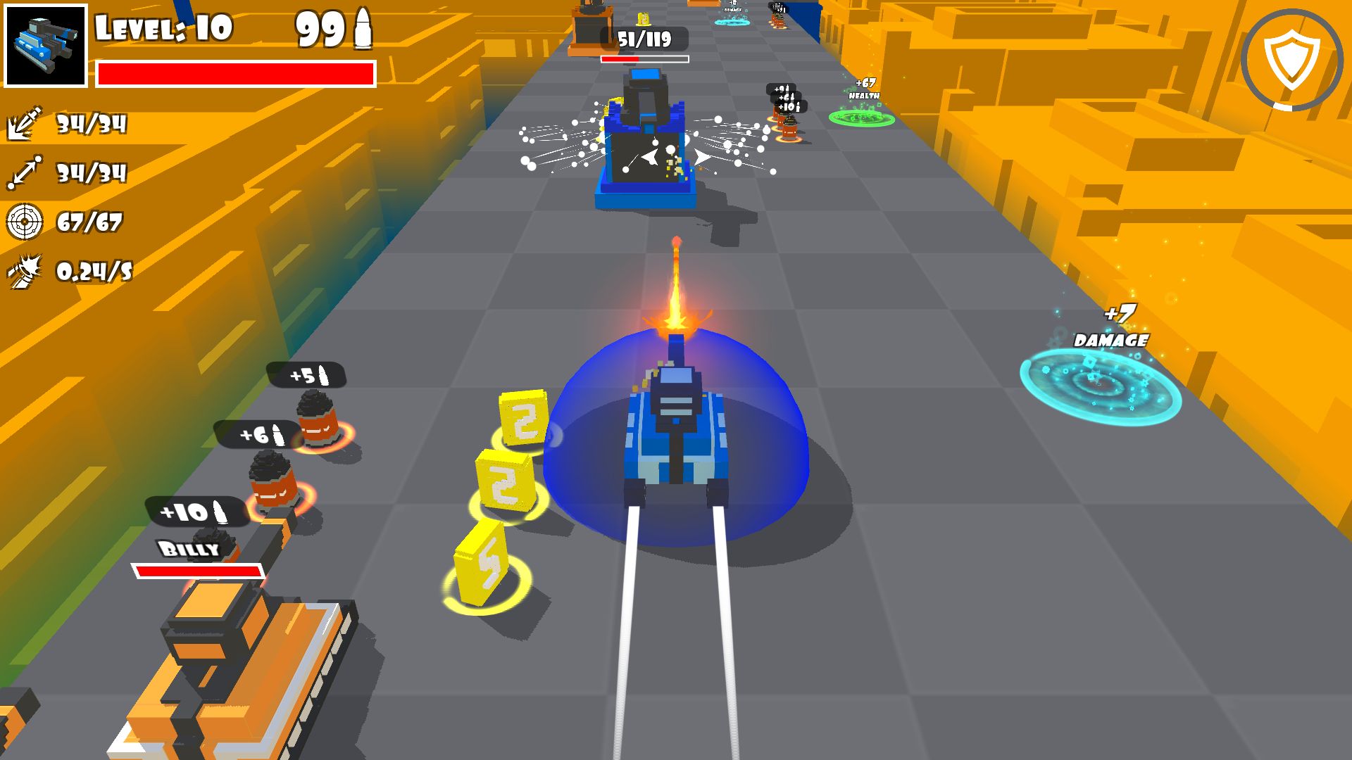 坦克赛车攻击游戏模板