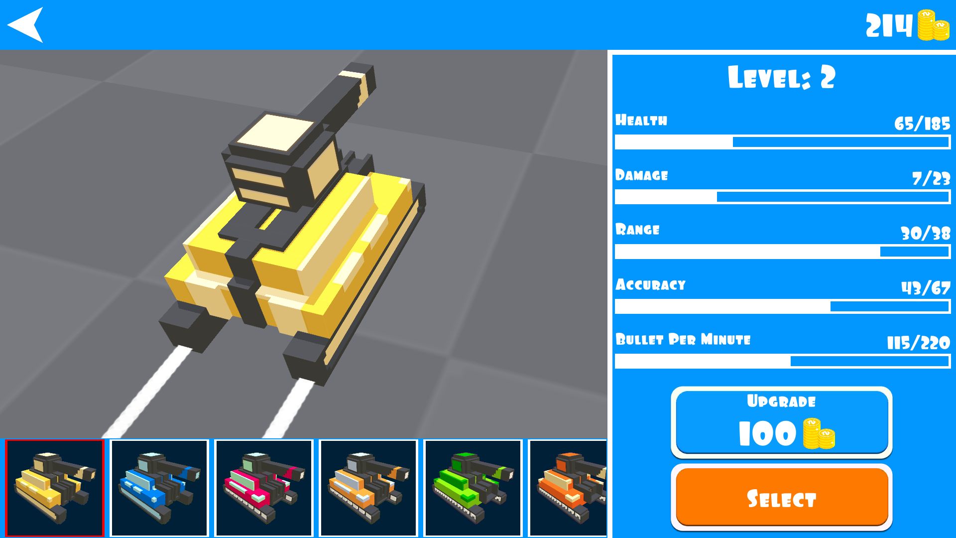 坦克赛车攻击游戏模板