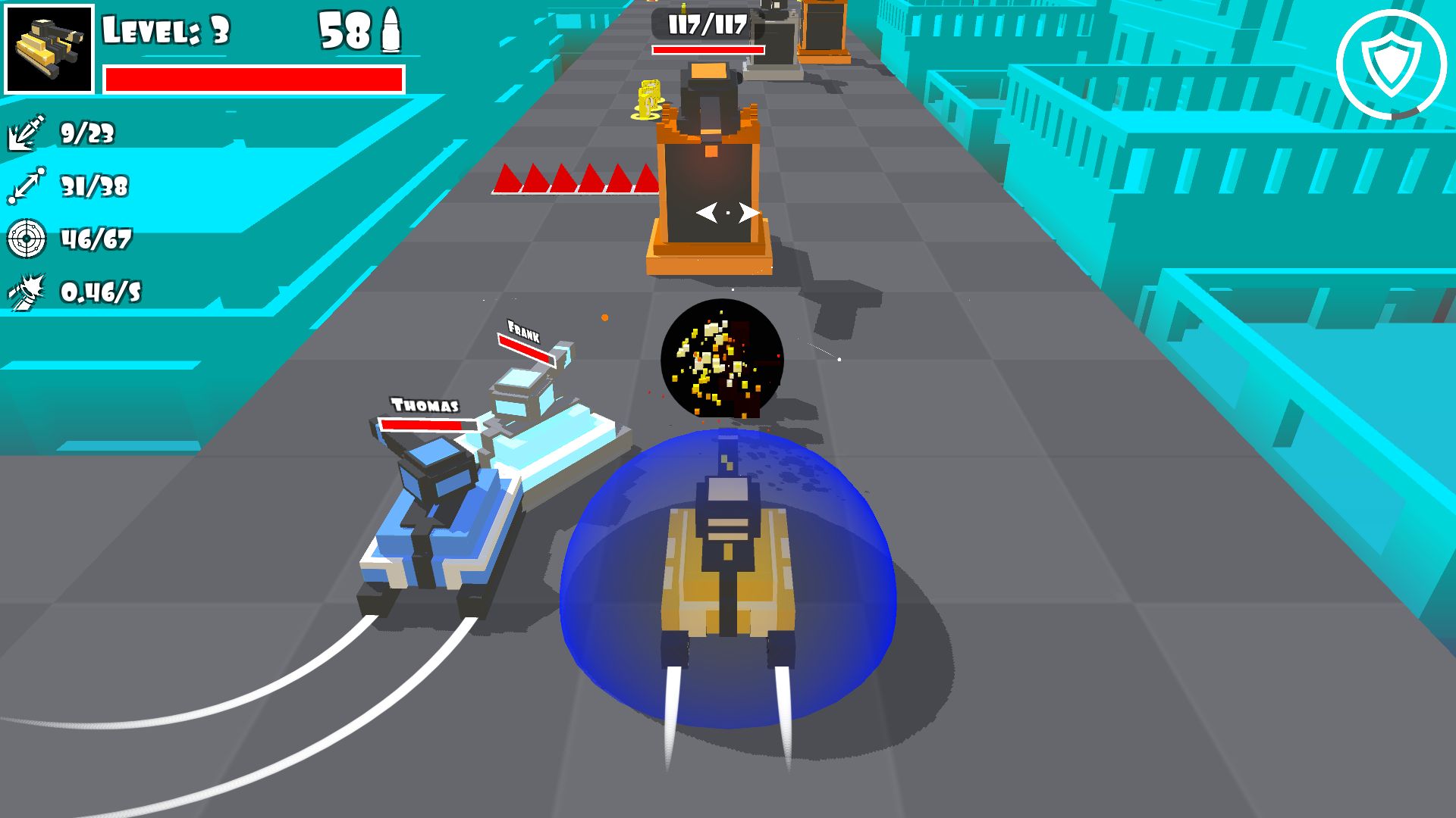 坦克赛车攻击游戏模板