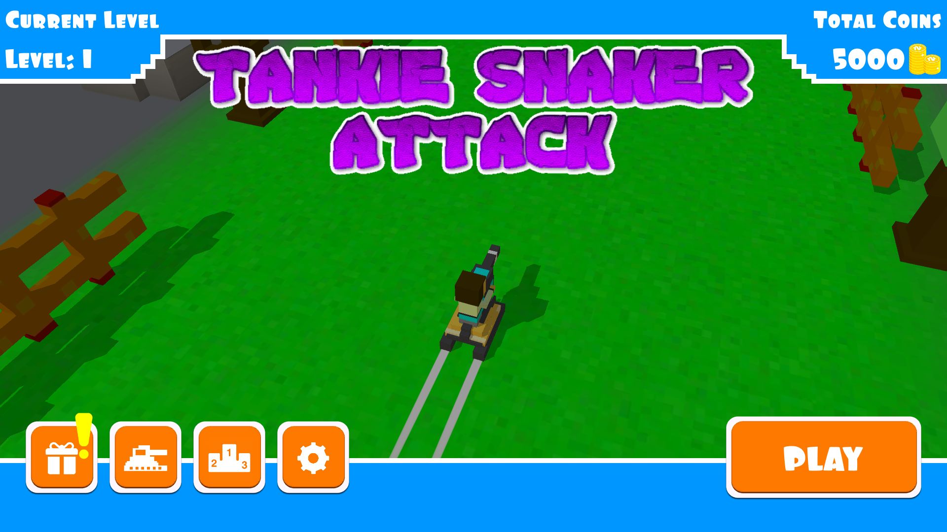 坦克蛇攻击游戏模板