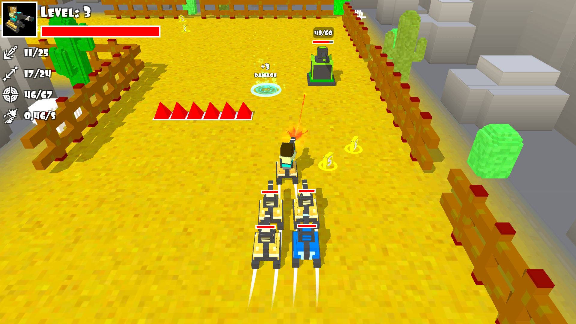 坦克蛇攻击游戏模板