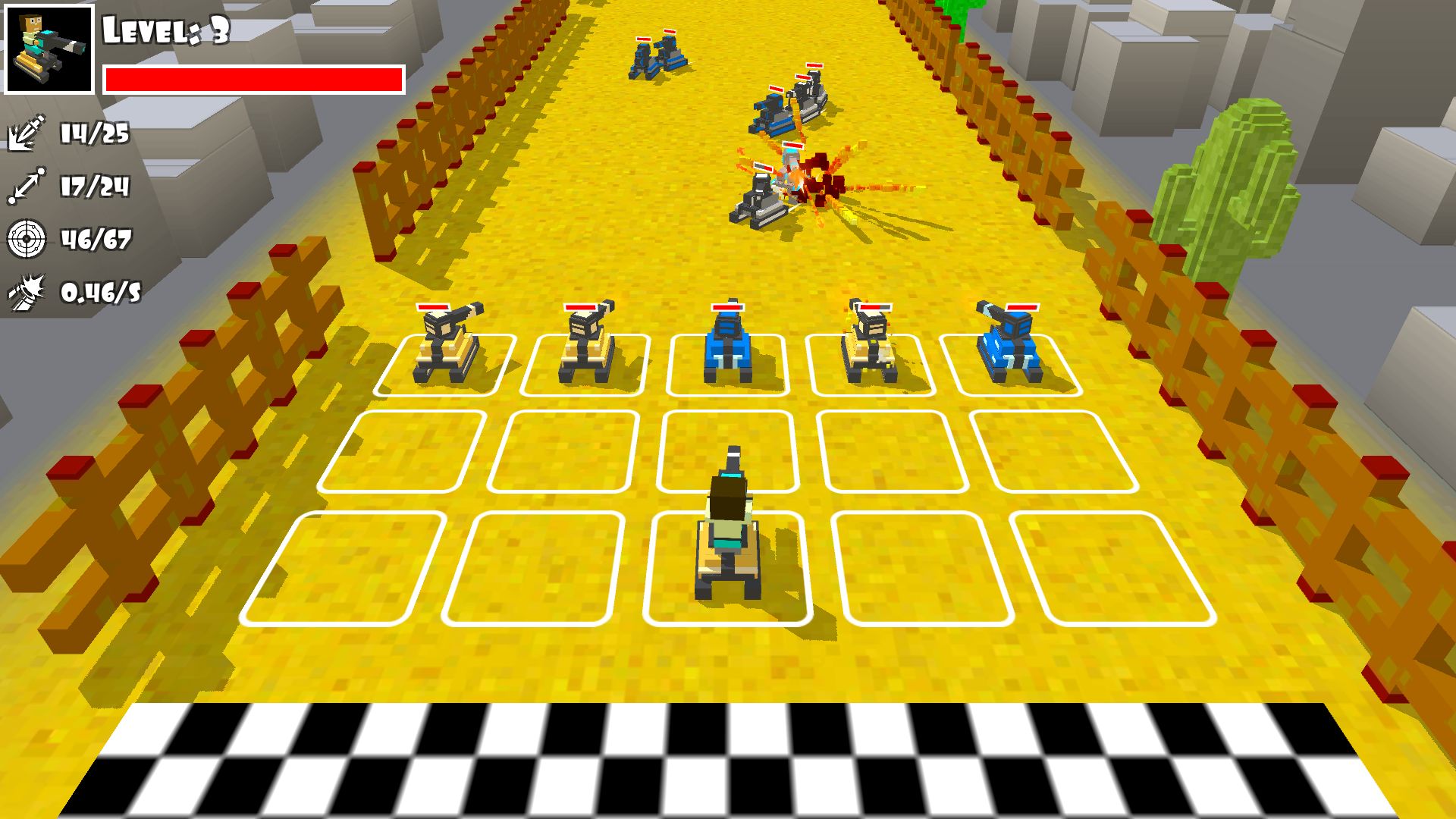 坦克蛇攻击游戏模板