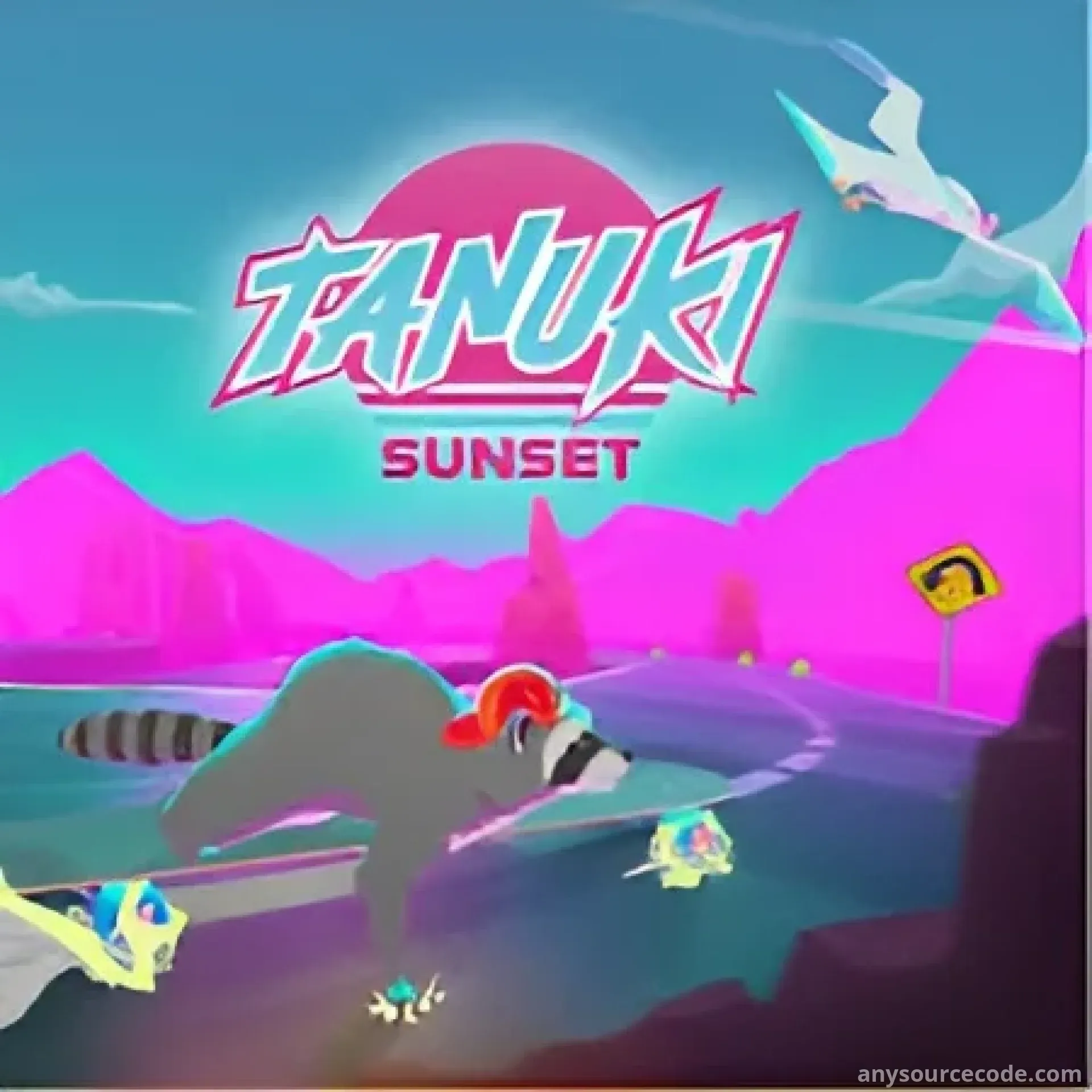 狸猫日落——浣熊速降滑板模拟器