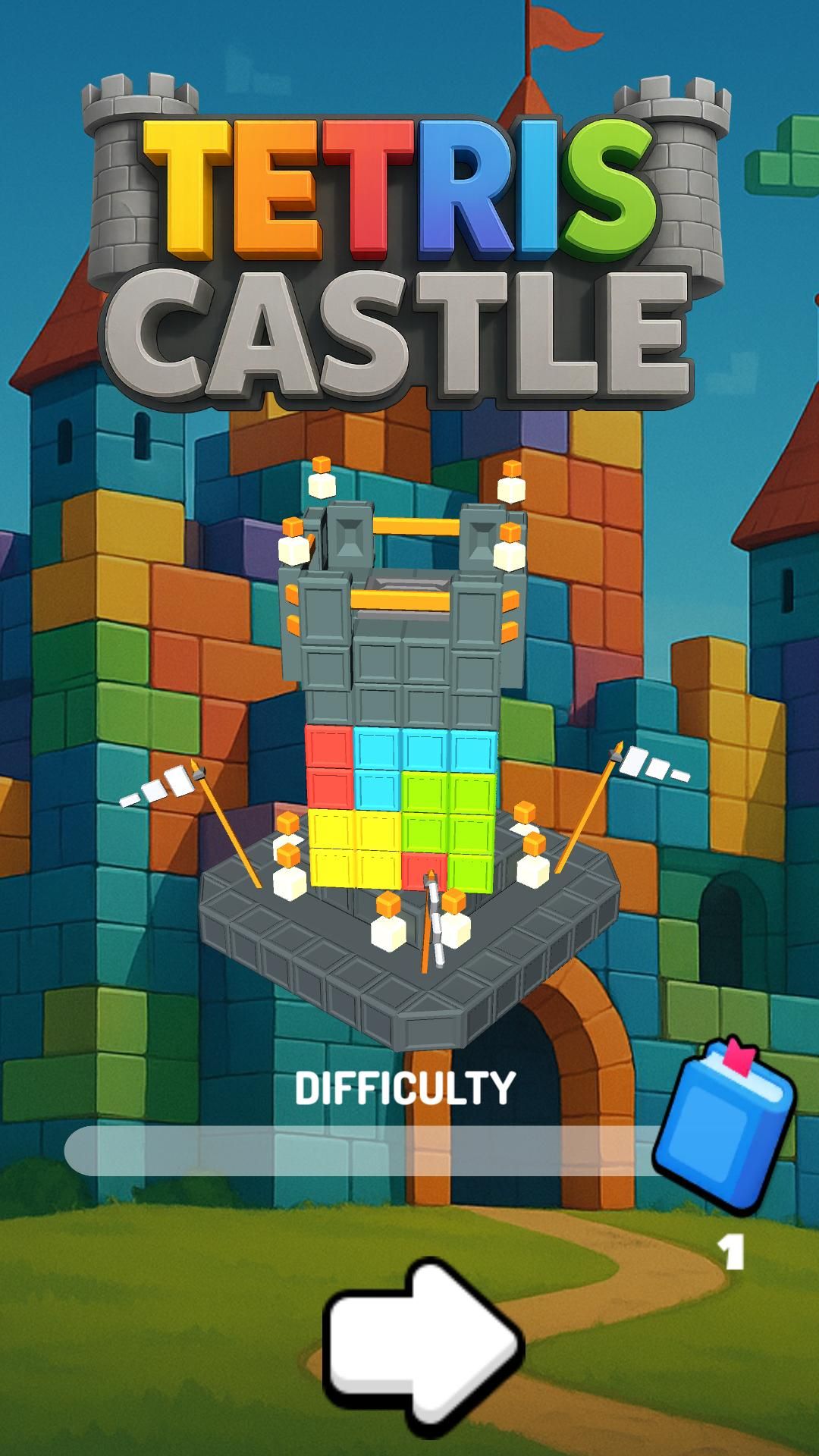 俄罗斯方块城堡3D益智手游