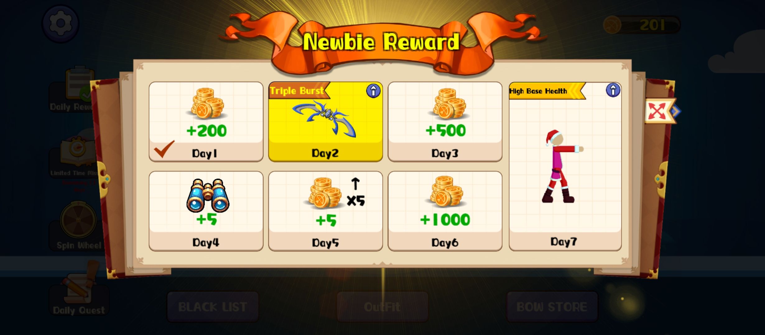 弓箭手火柴人传奇