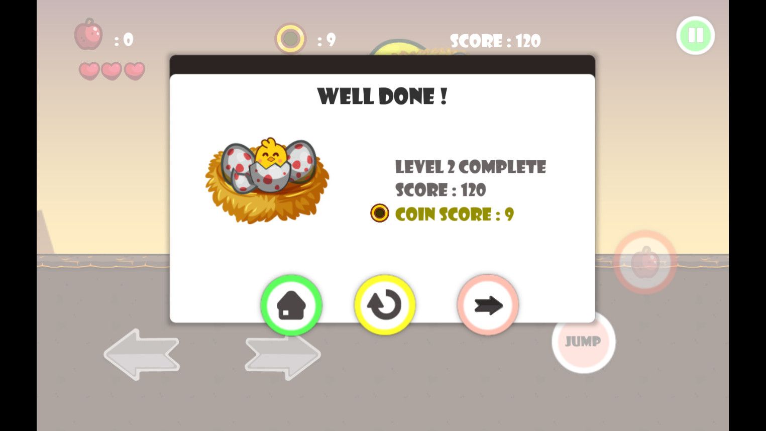 《失落的小鸡 第二章》平台游戏