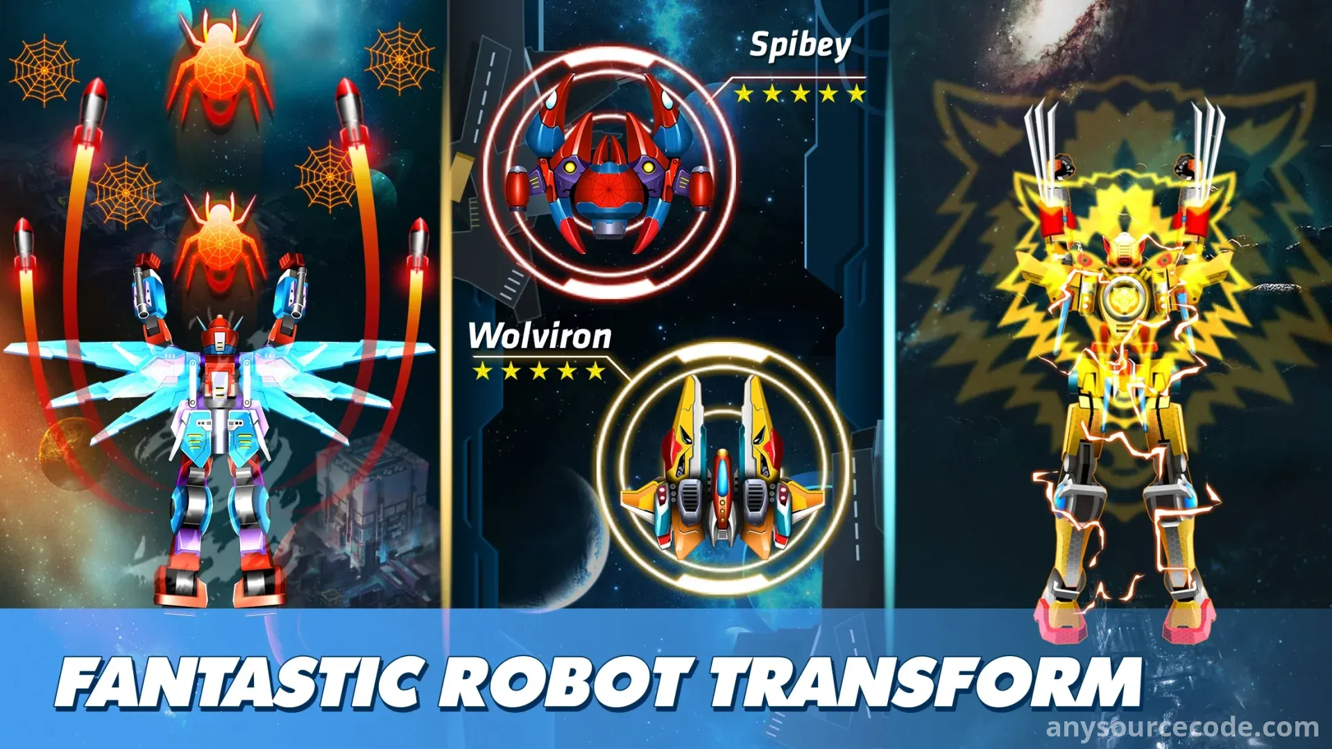 雷霆超级英雄战机