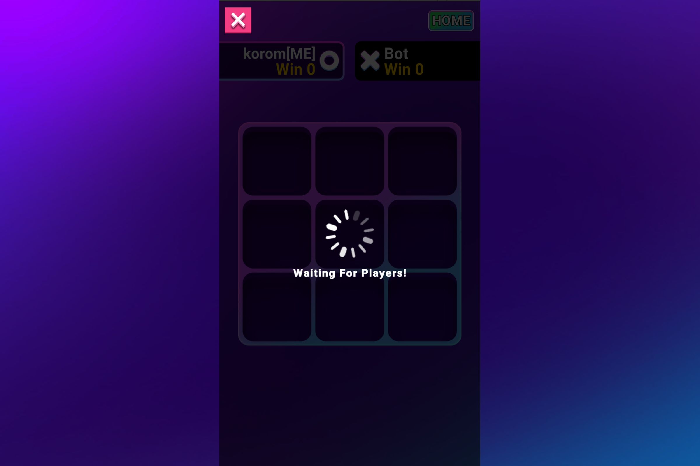 在线多人井字棋