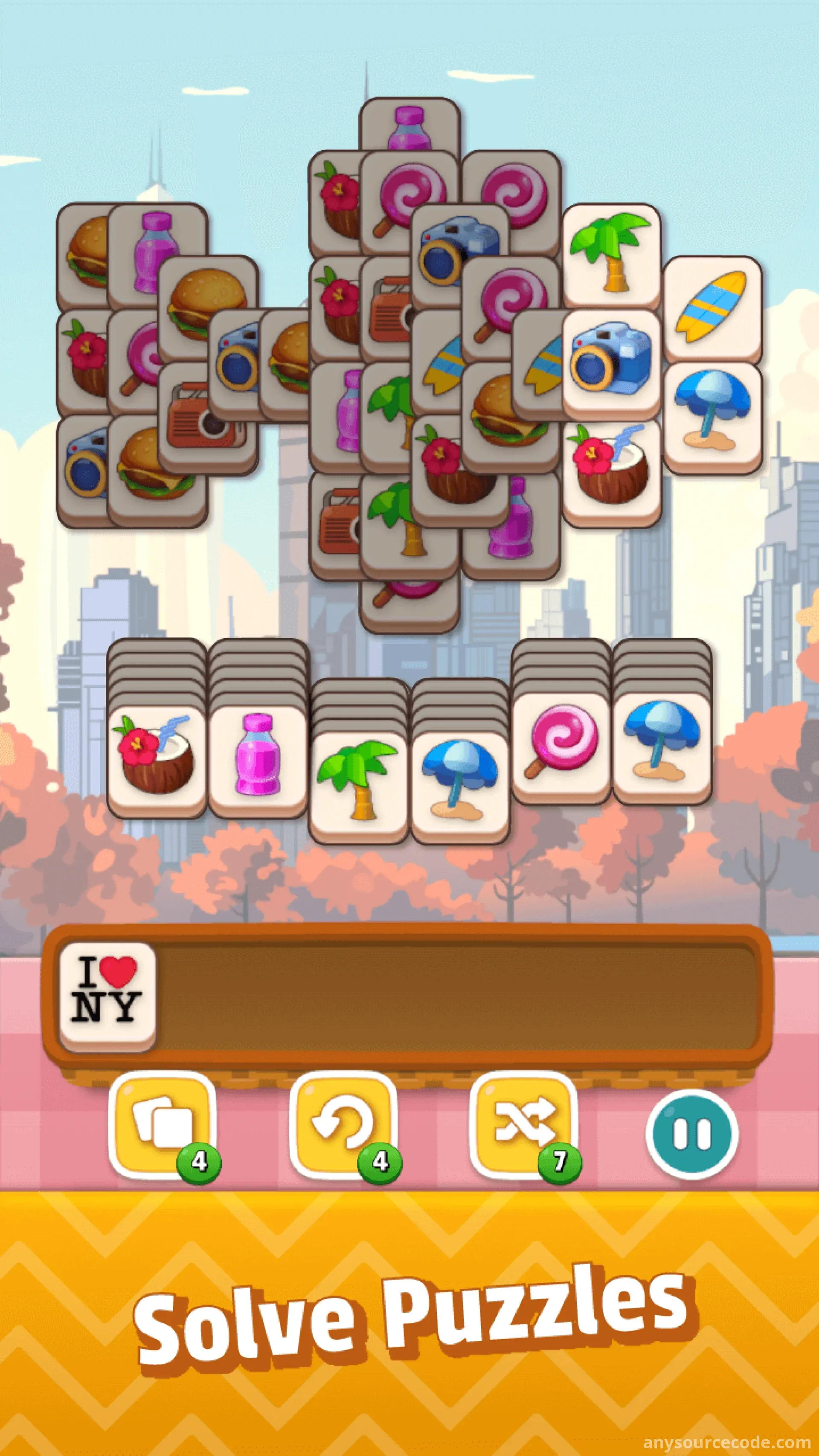 瓷砖匹配世界之旅