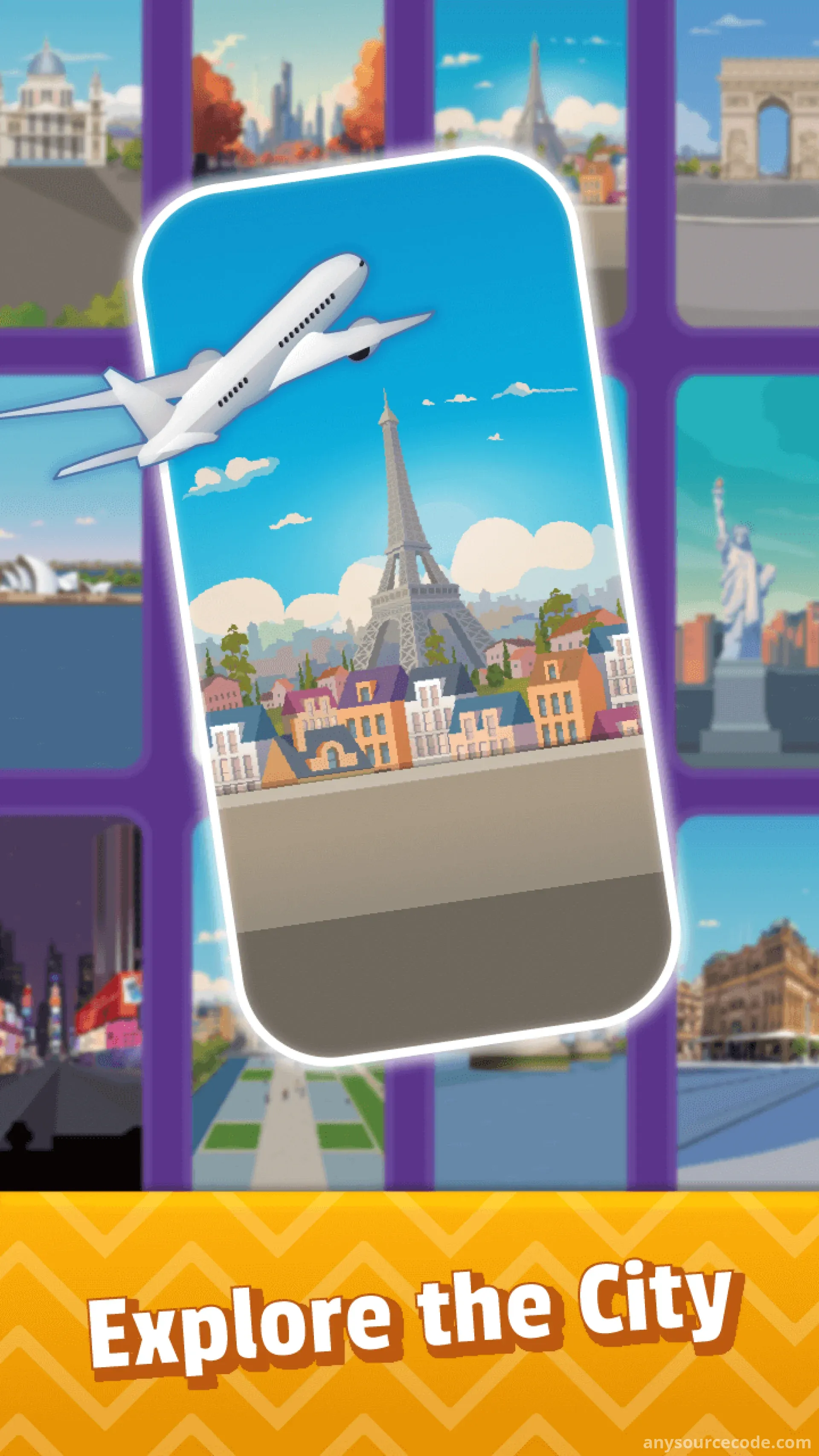 瓷砖匹配世界之旅