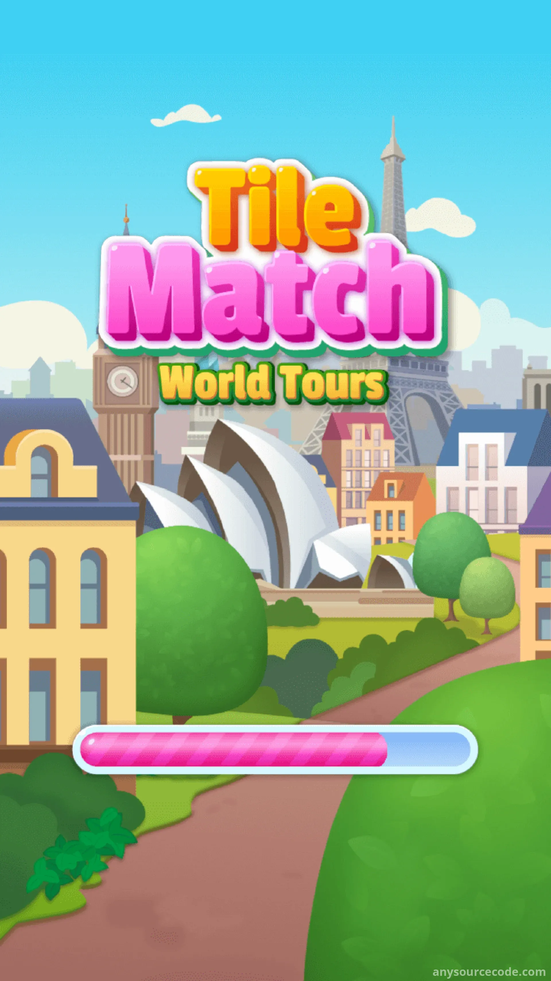 瓷砖匹配世界之旅