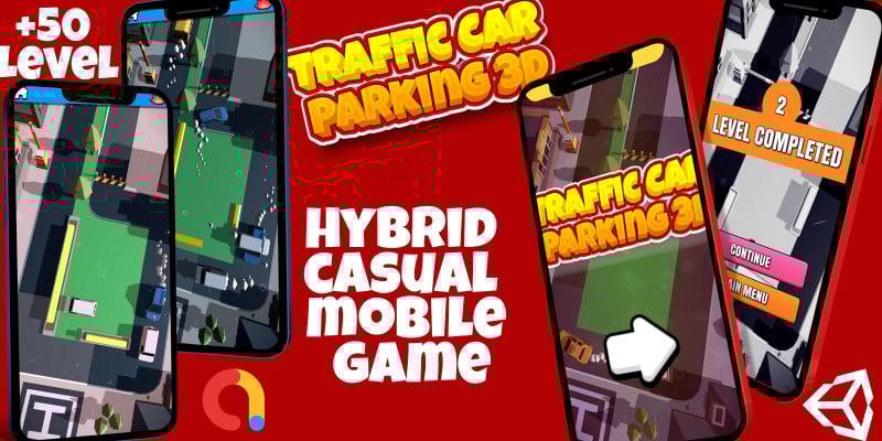 3D交通汽车停车