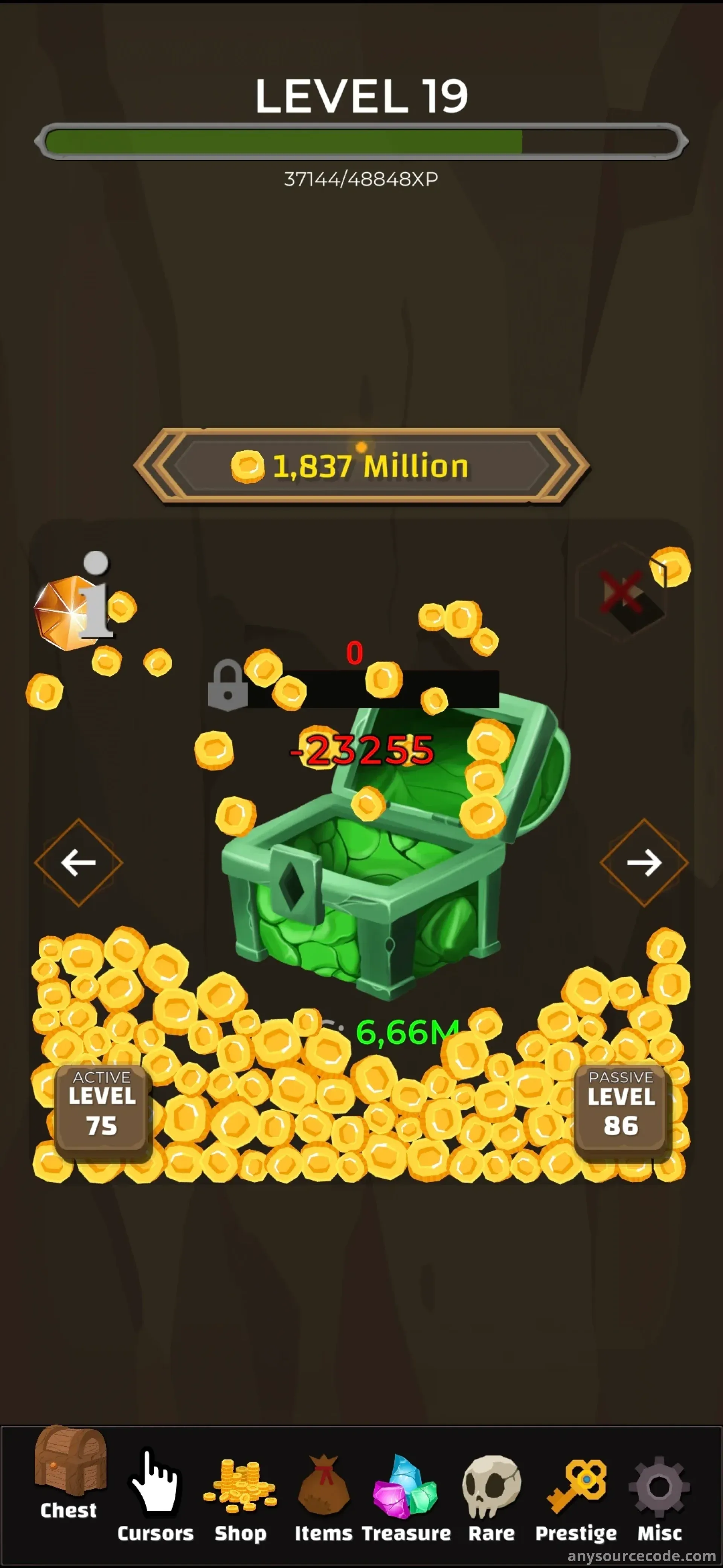 闲置宝箱点击器