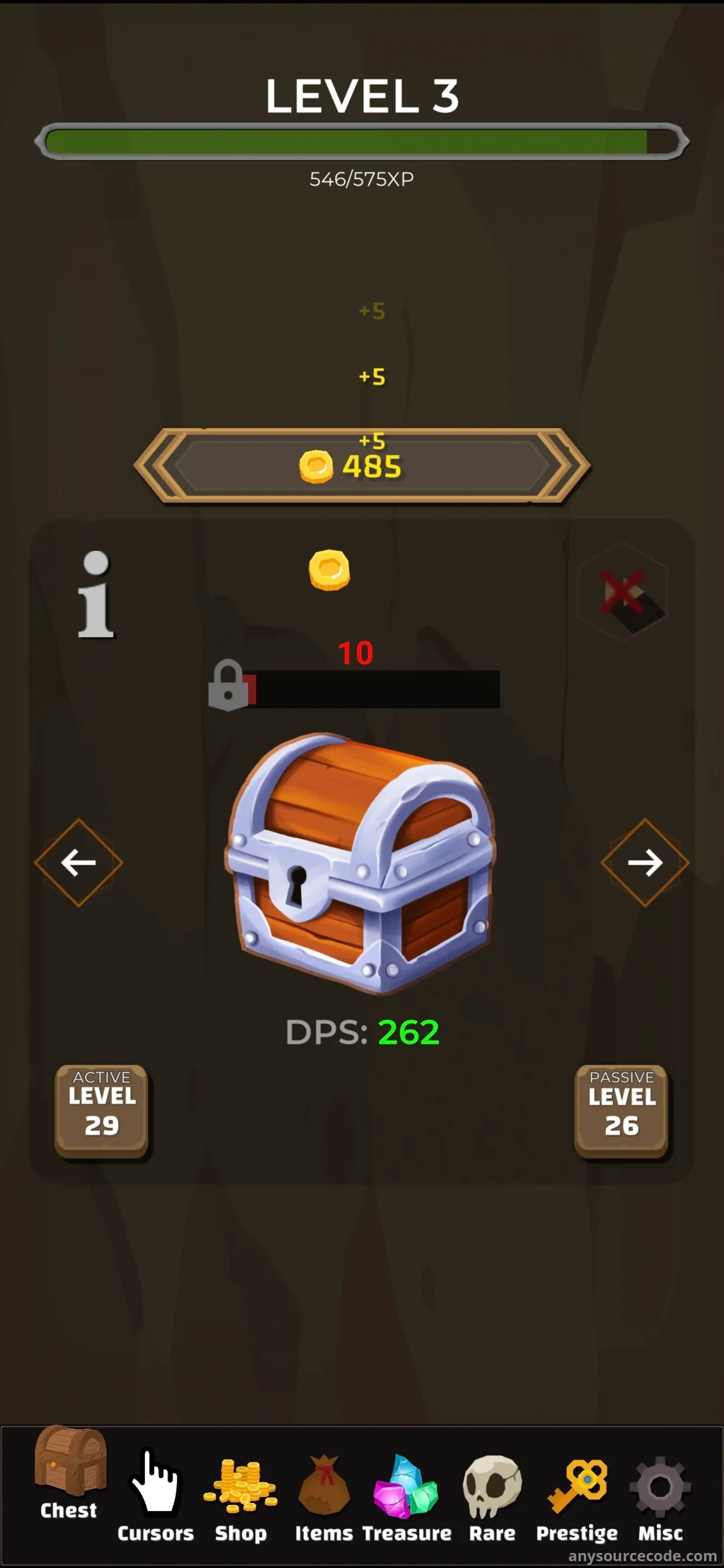 闲置宝箱点击器