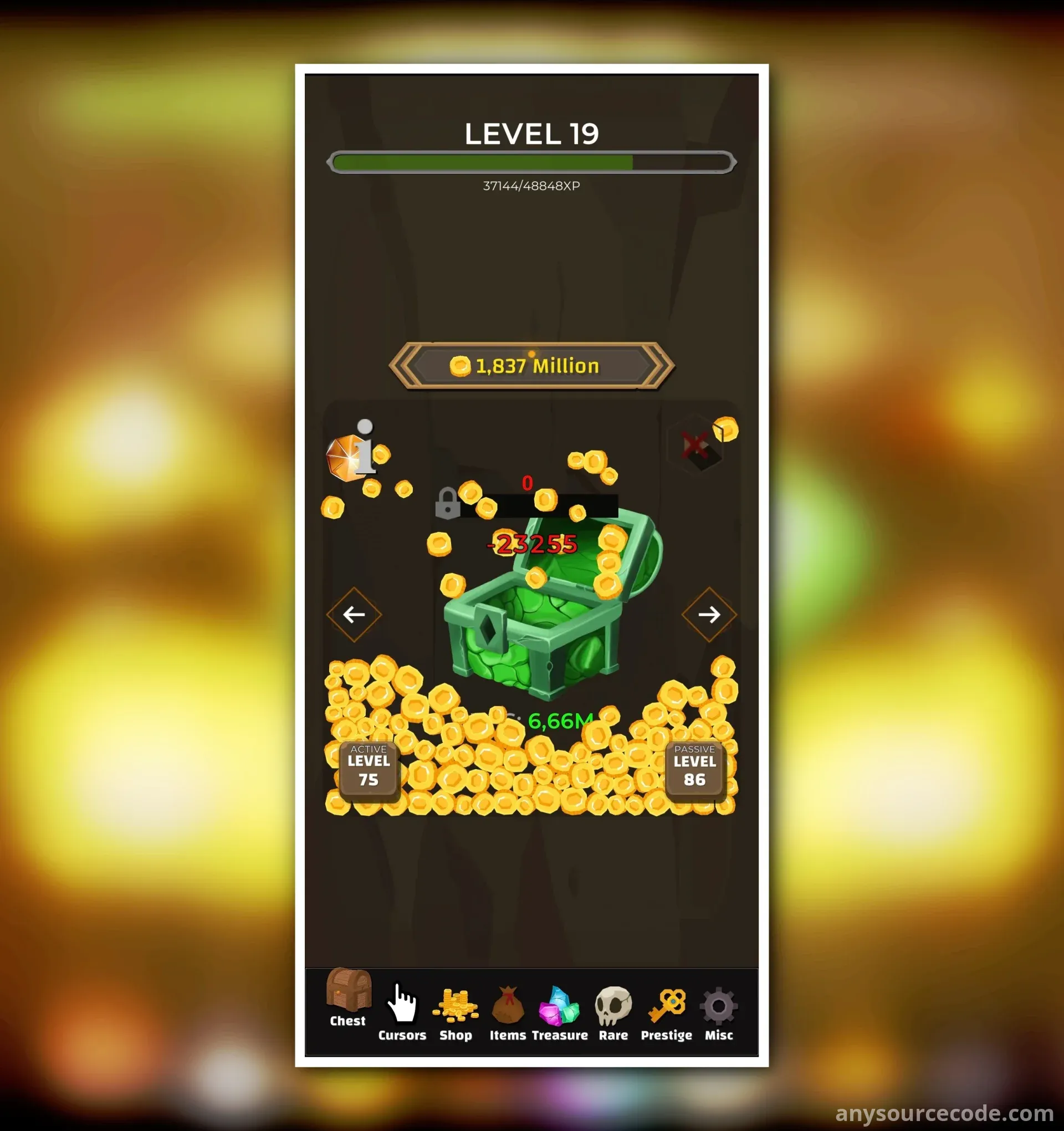 闲置宝箱点击器