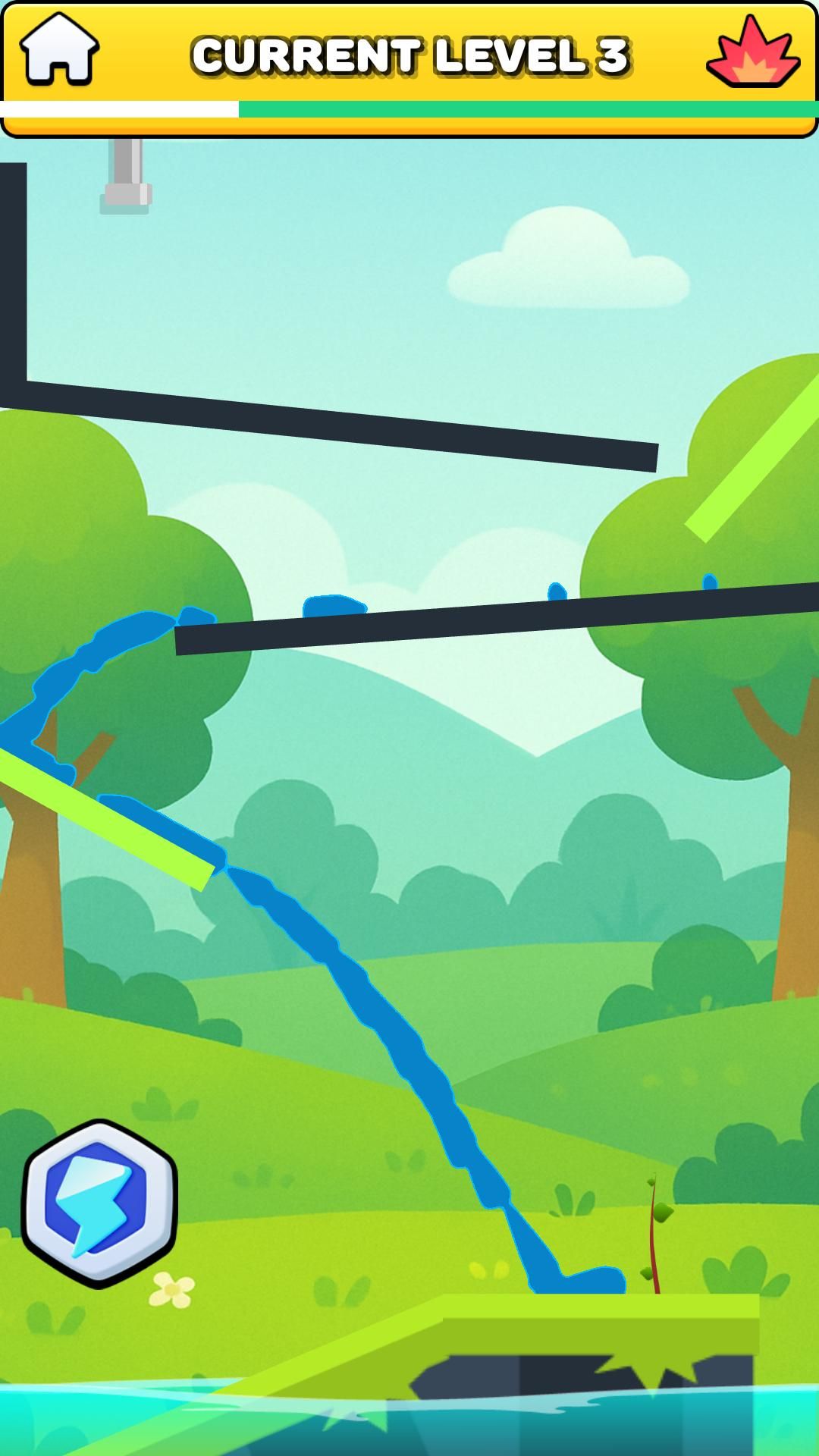 休闲手机游戏《爬树》