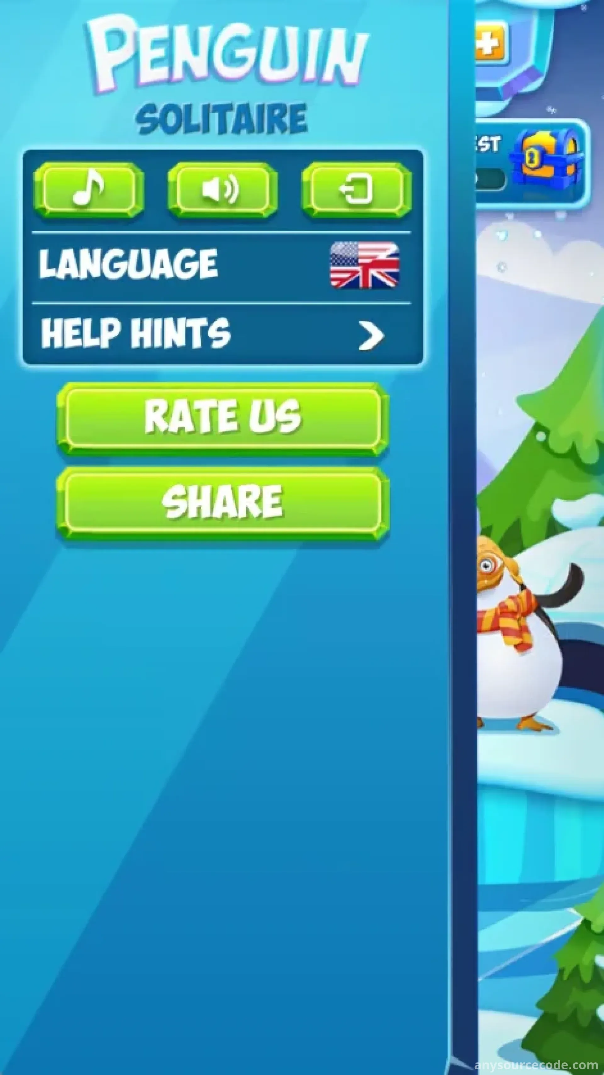 三峰企鹅纸牌游戏