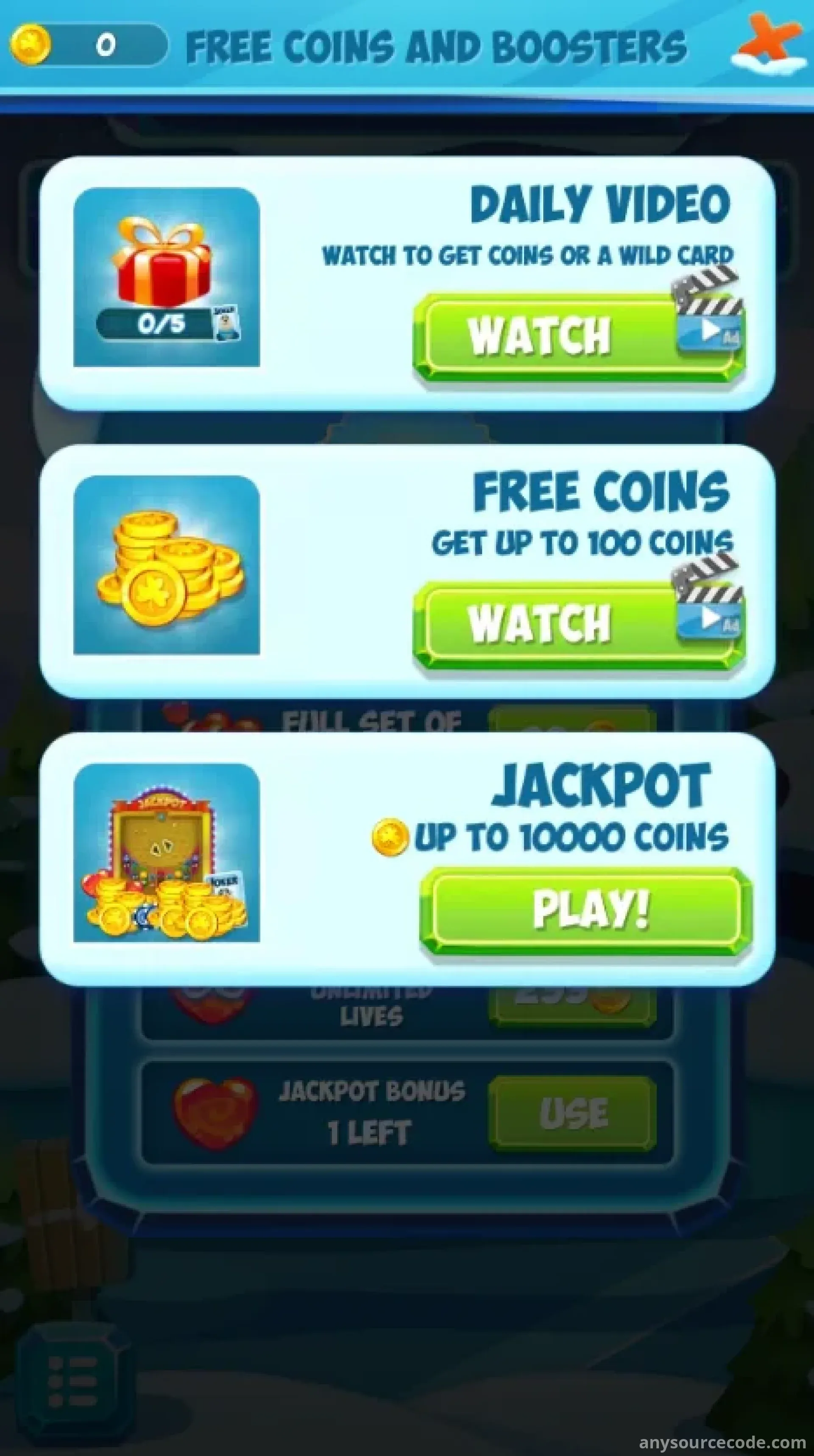 三峰企鹅纸牌游戏