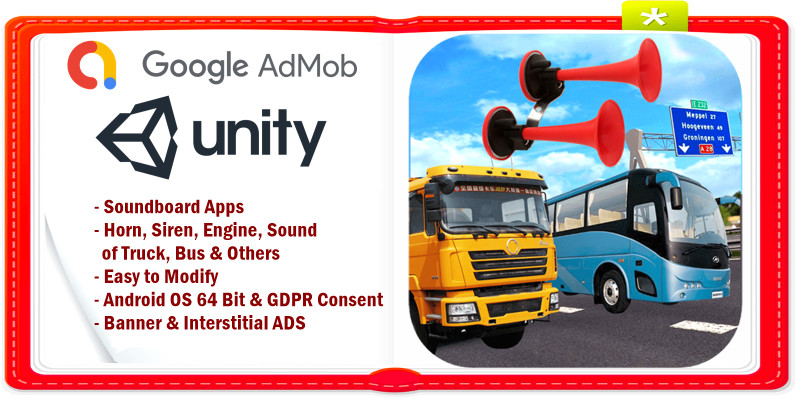 卡车巴士喇叭警笛音效板应用程序