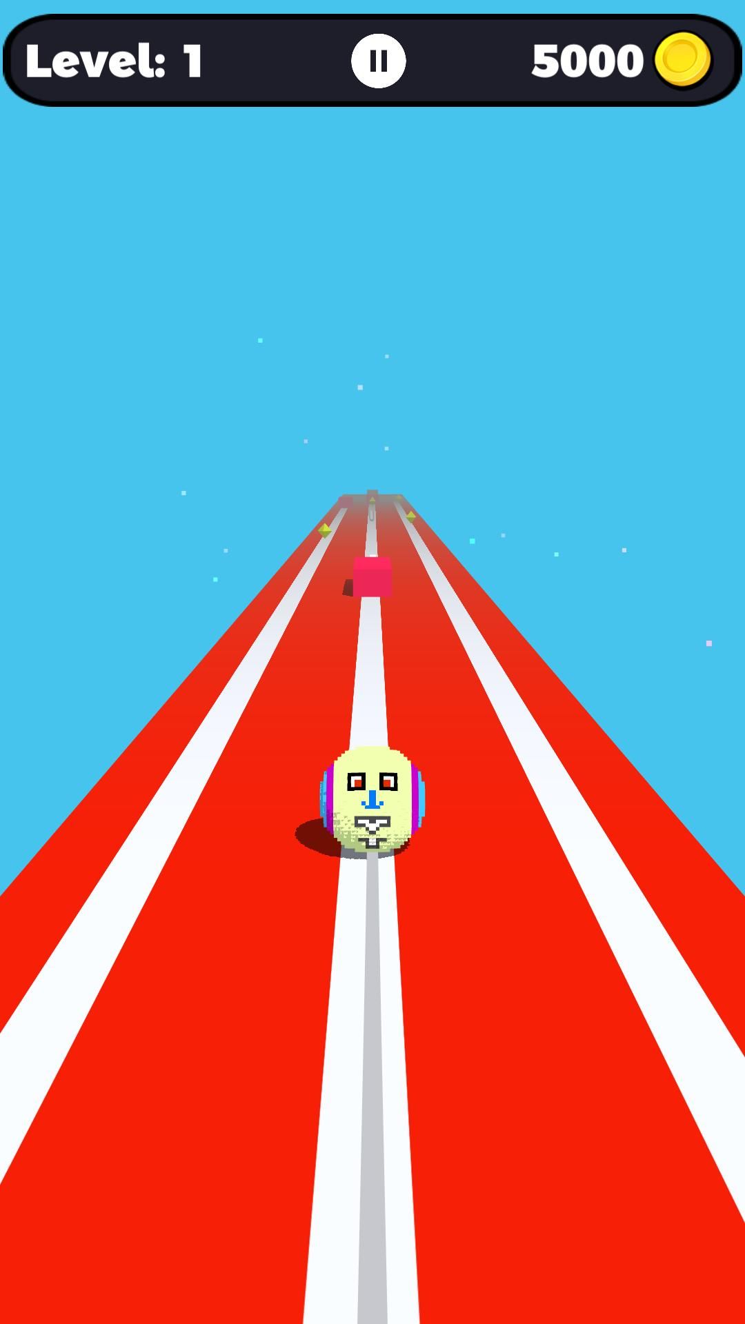 3D极速滚球跑酷应用模板