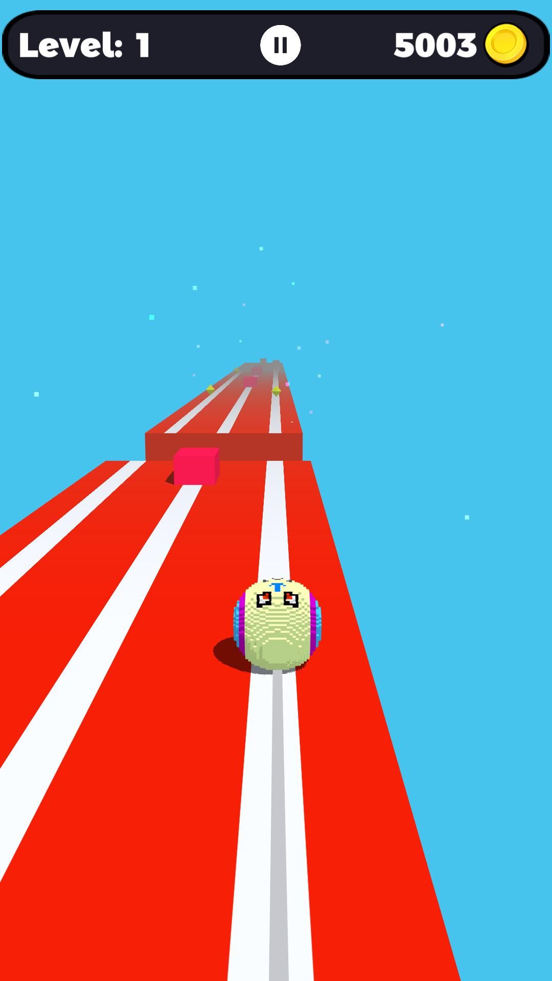 3D极速滚球跑酷应用模板