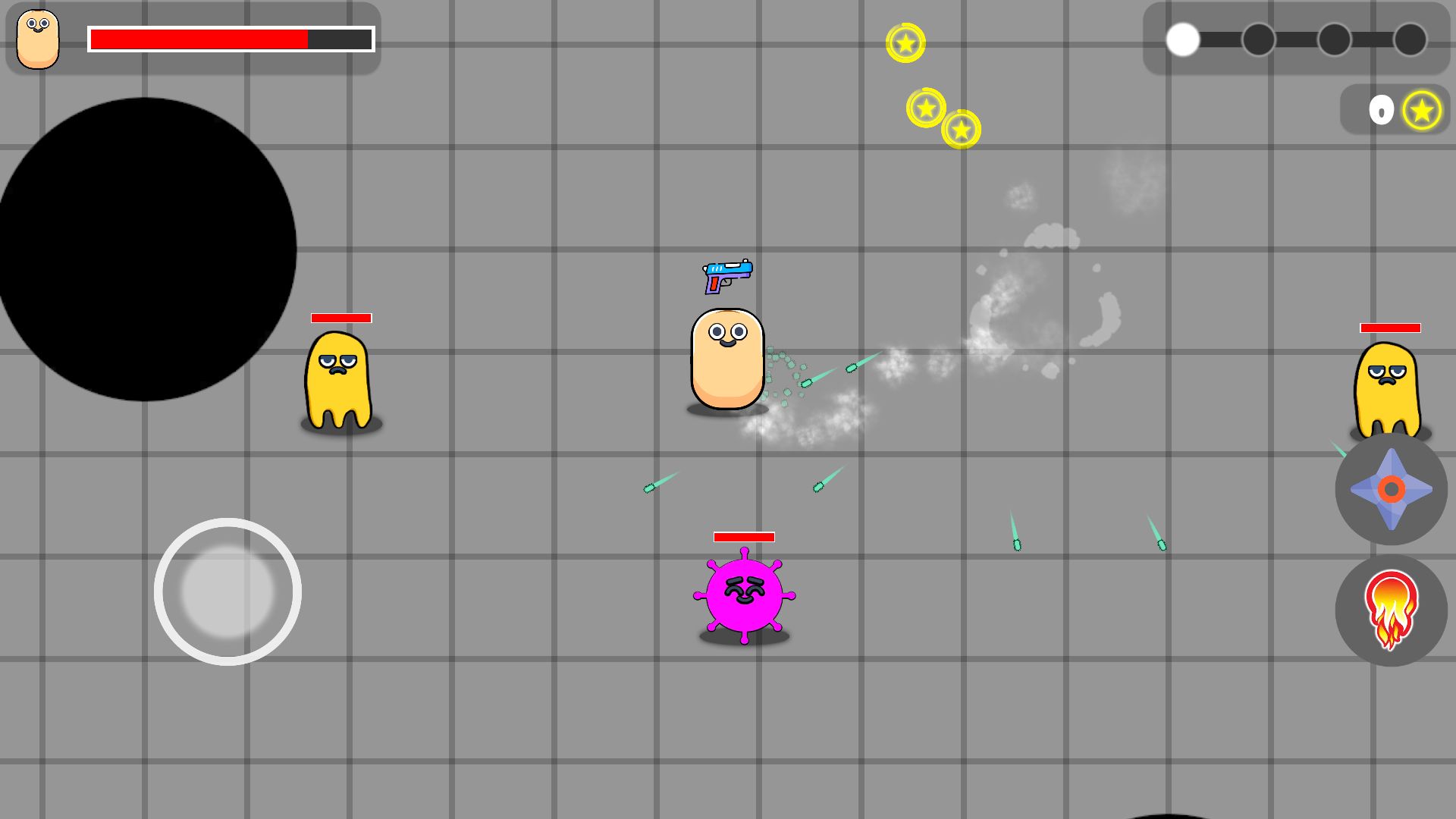 游戏模板：细菌防御者